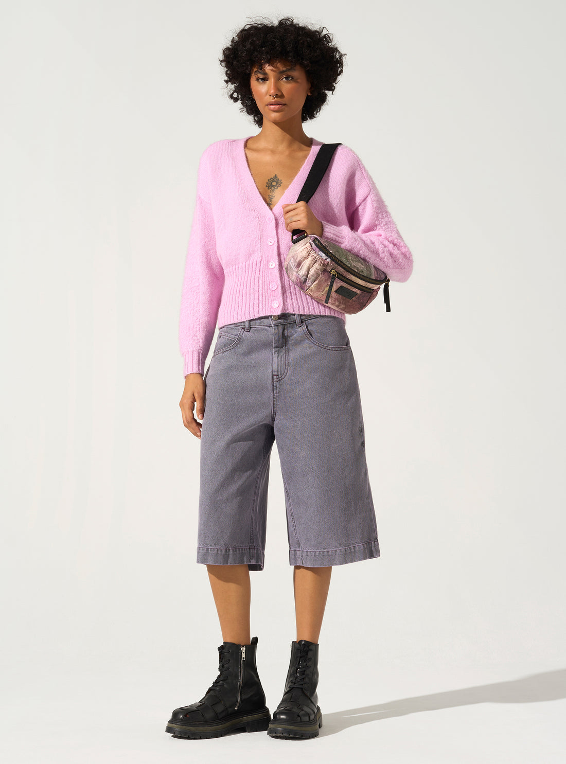 Strickjacke mit Knöpfen