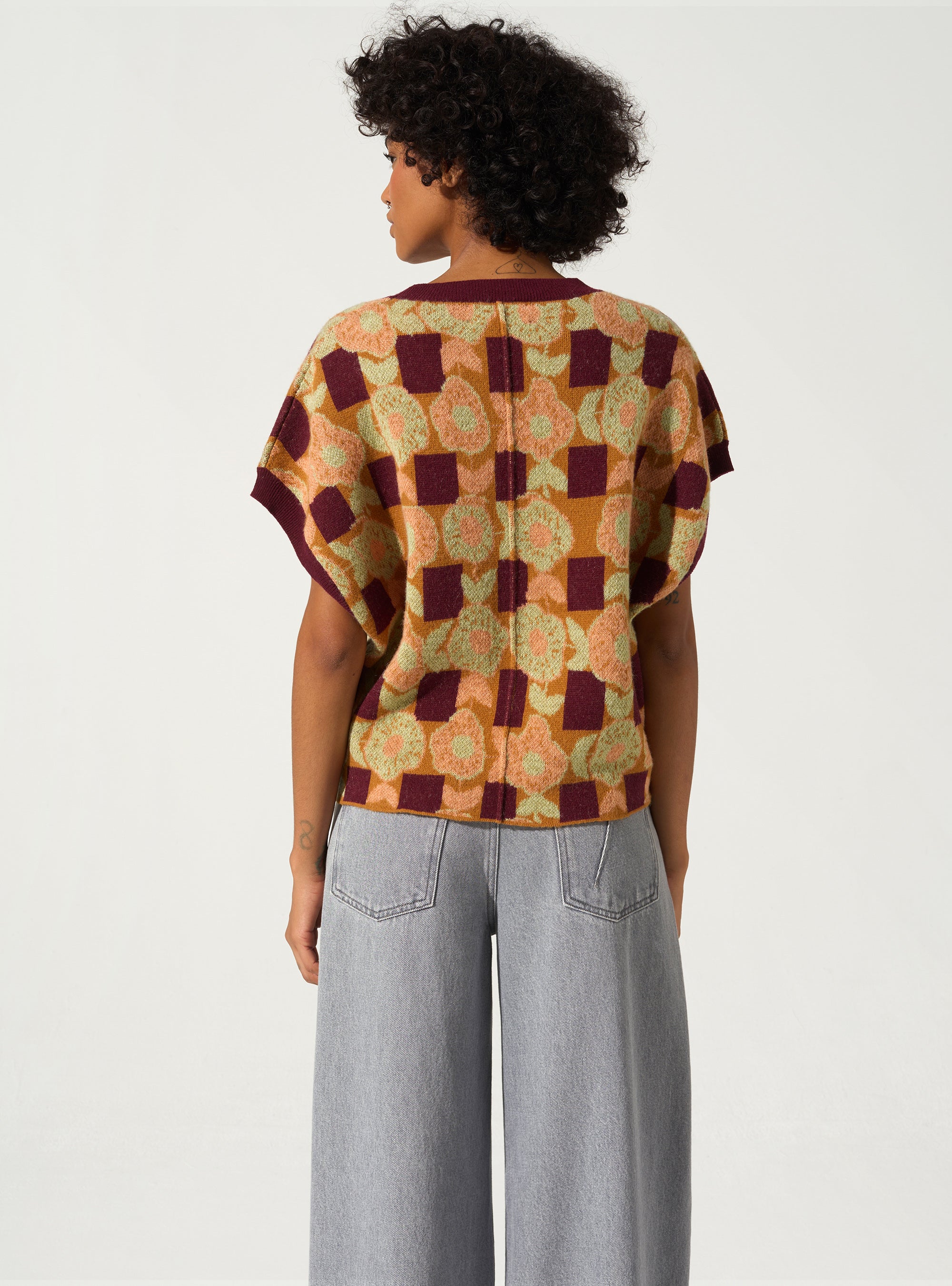 Kurzarmpullover