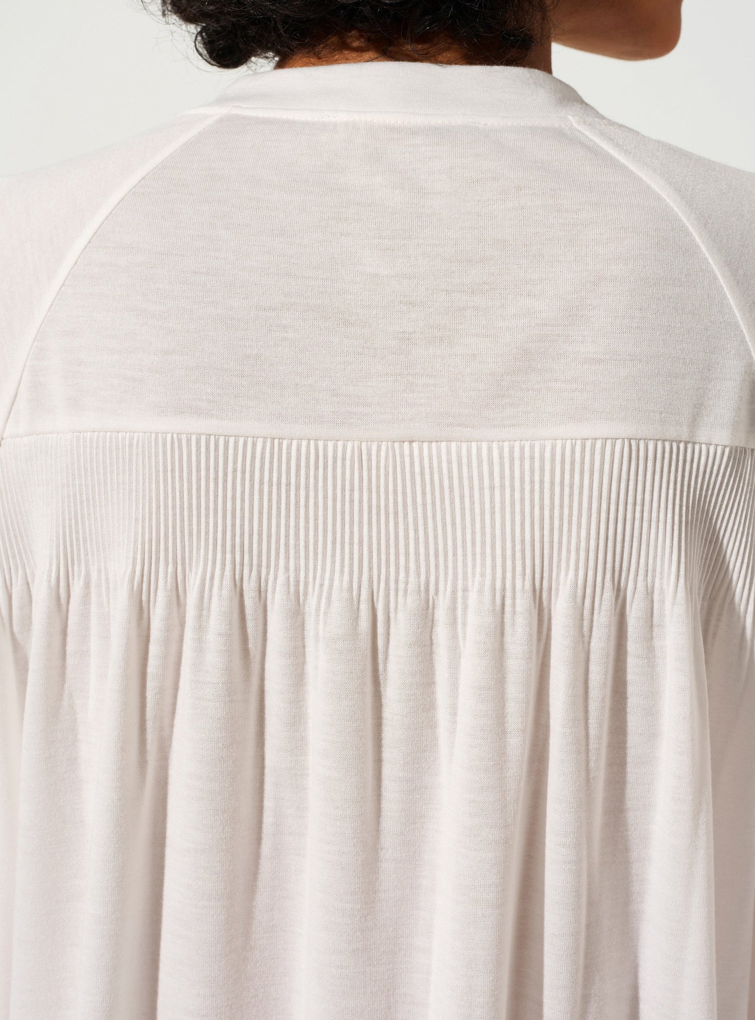 Pleated T-shirt