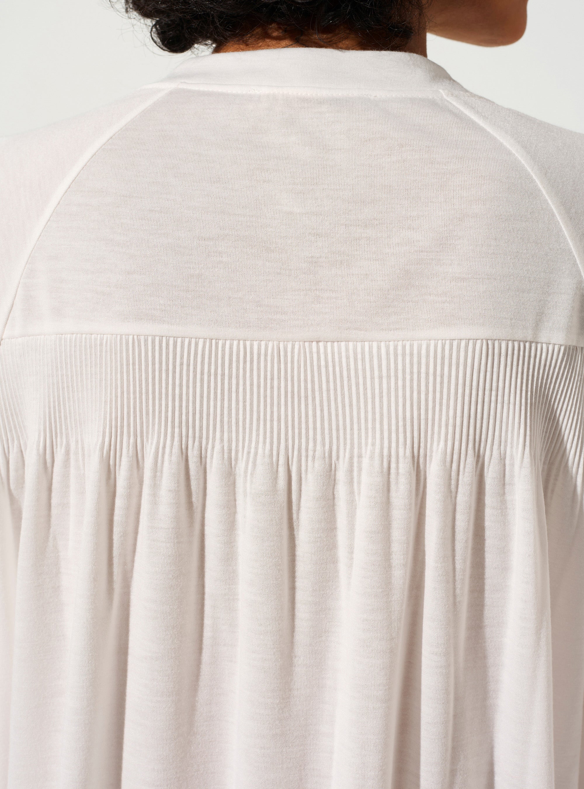 Pleated T-shirt