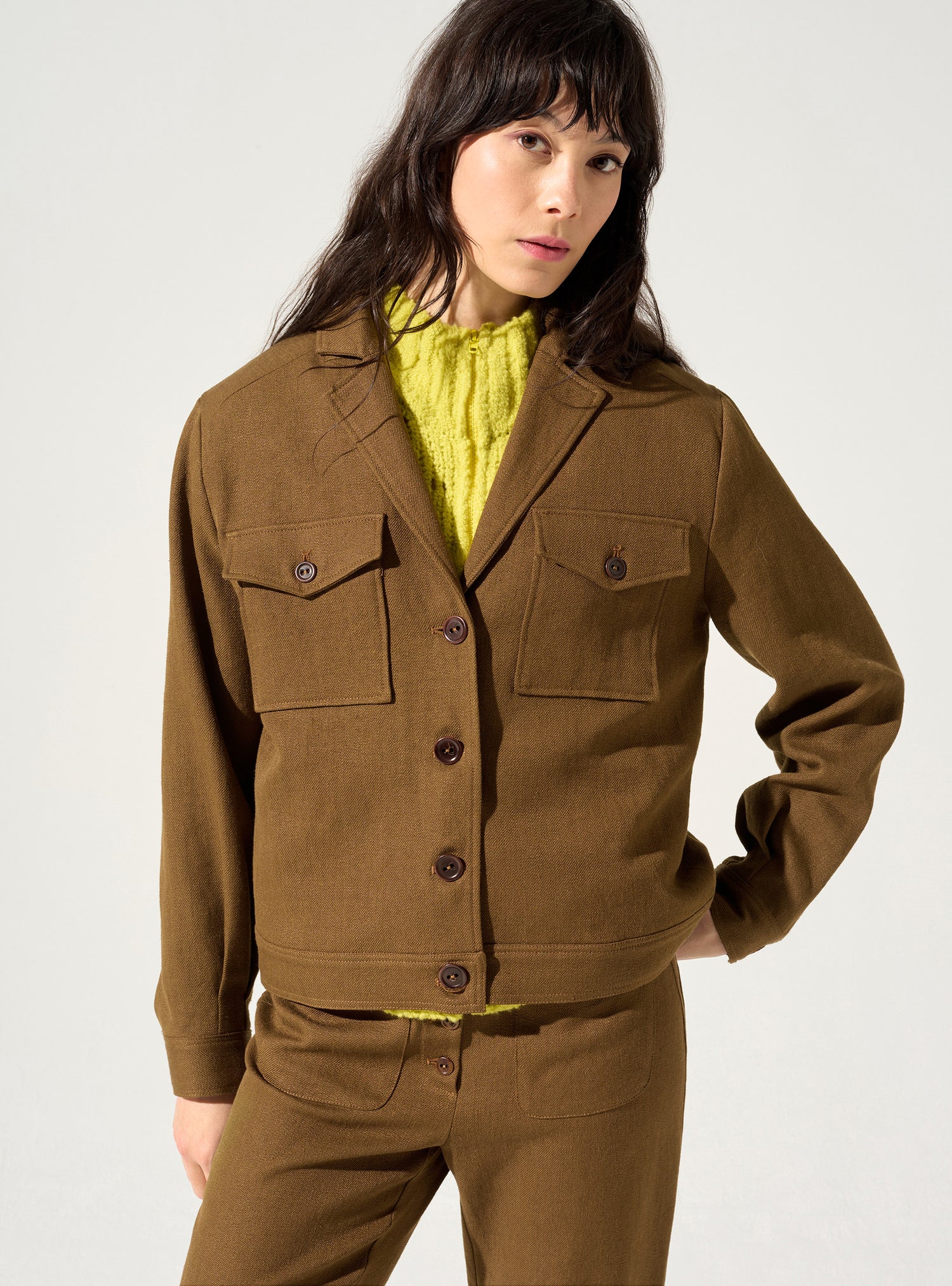 Taillierte Jacke