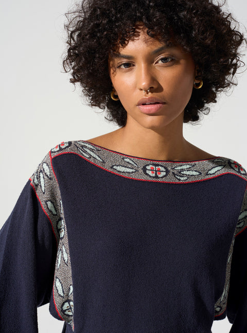 Pullover mit 3/4-Ärmeln