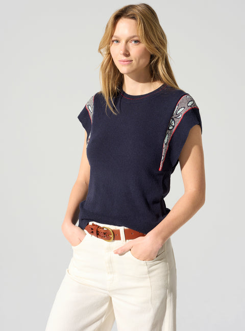 Kurzarmpullover