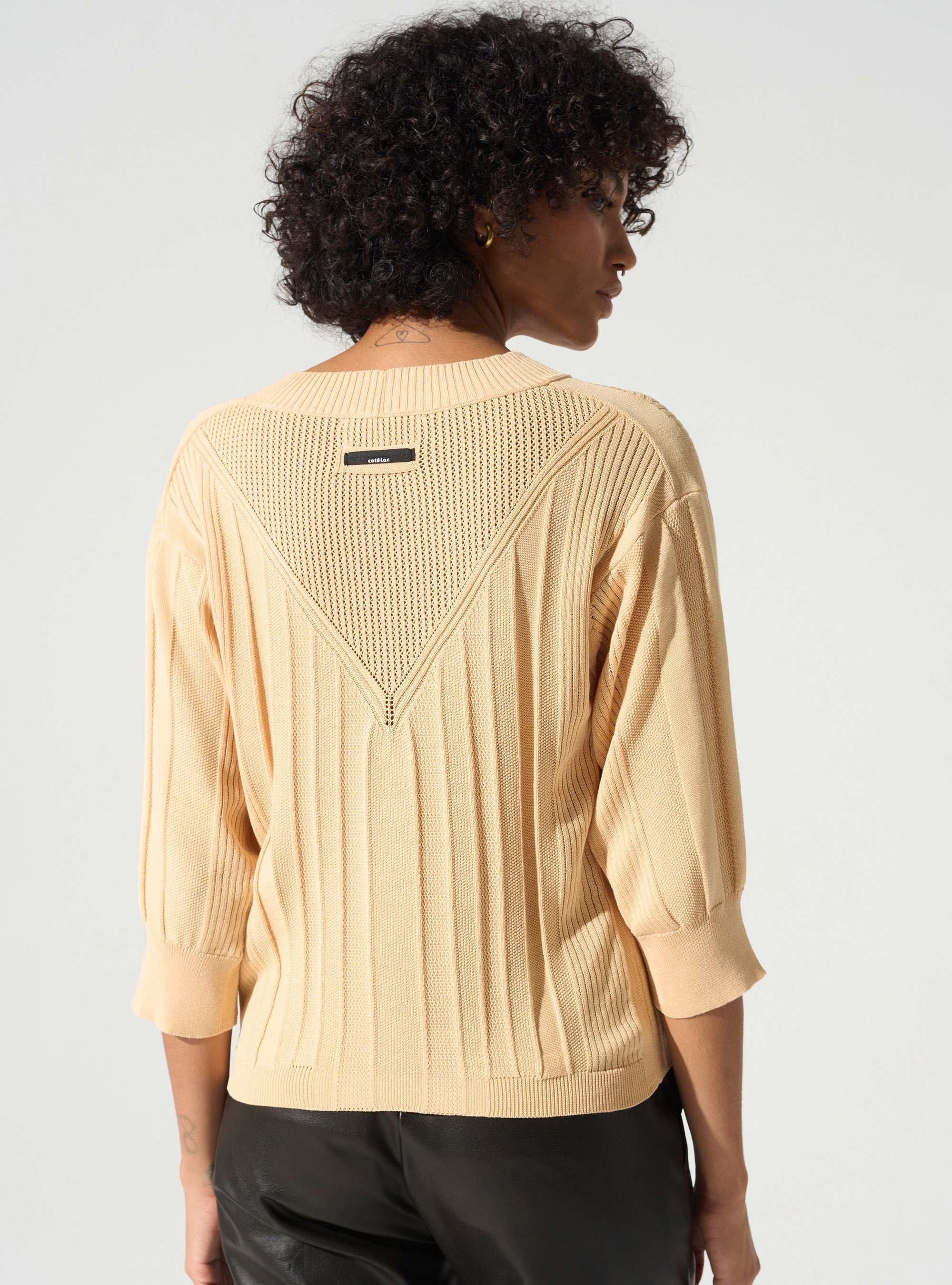 Pull manches 3/4 Cotélac 