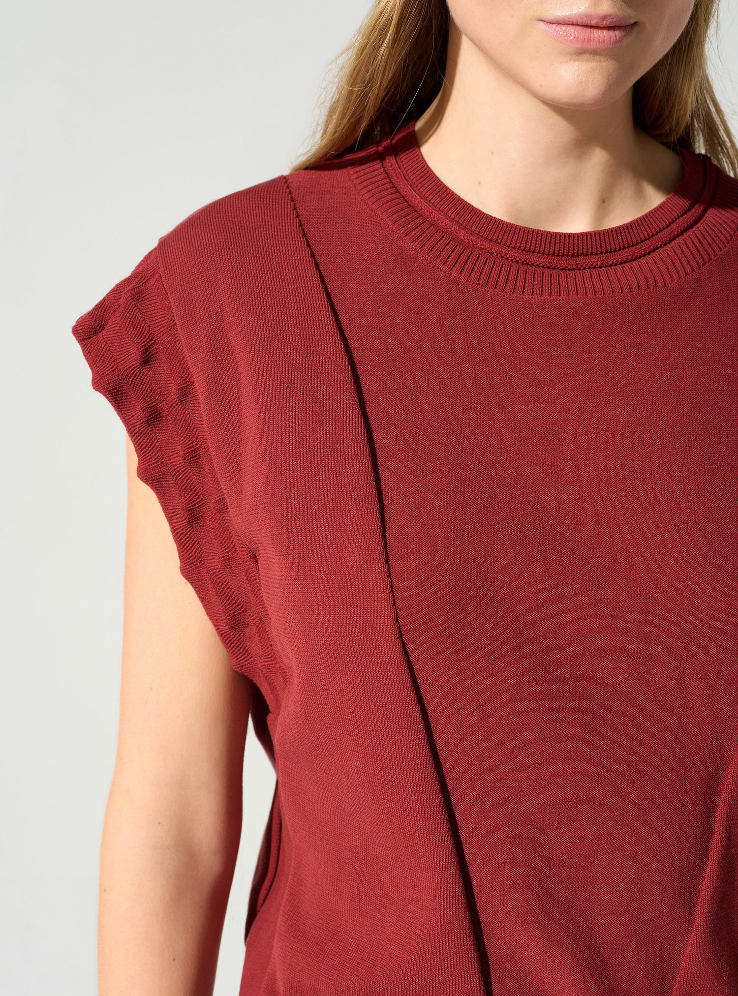 Short sleeve sweater