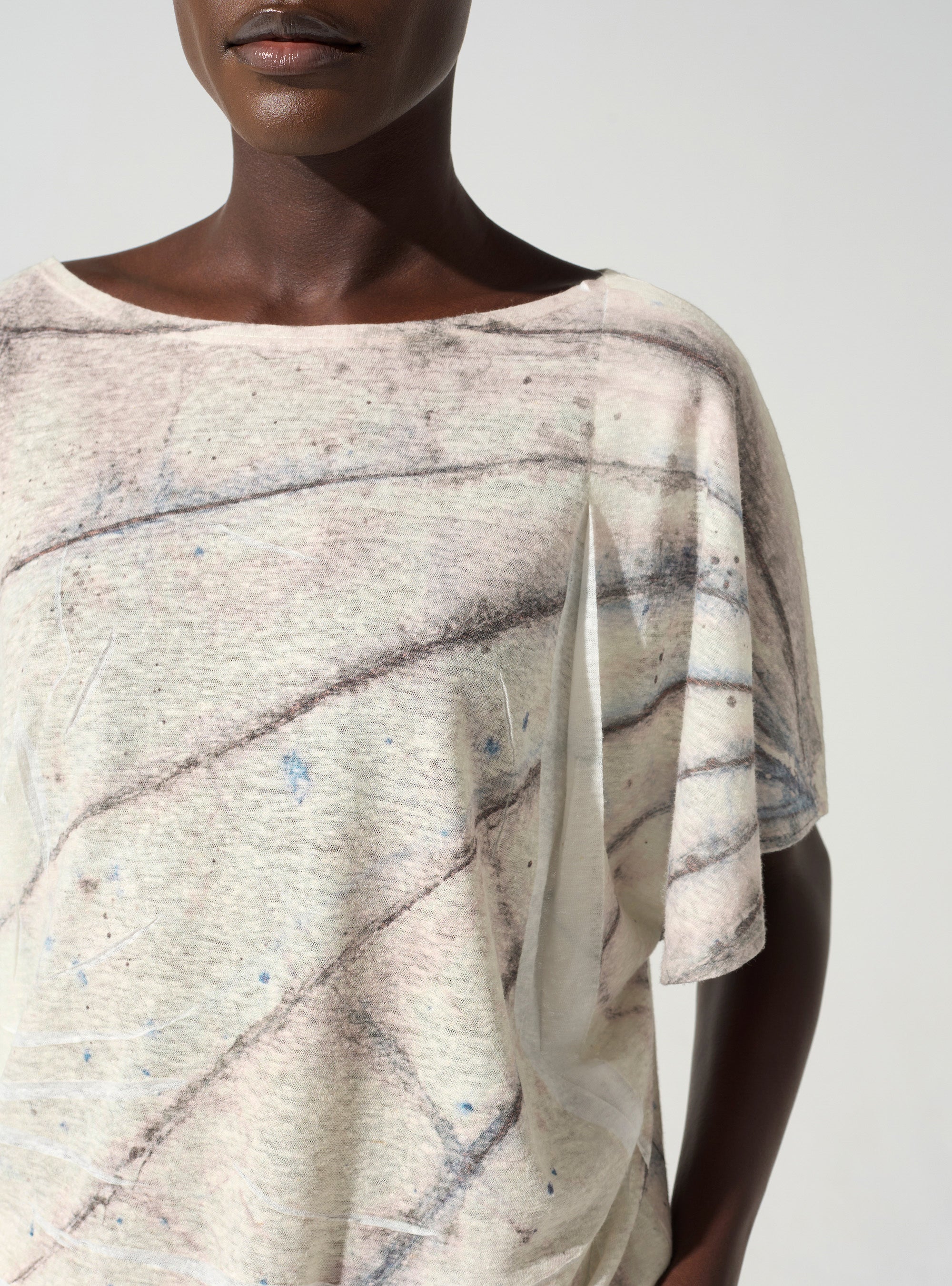 T-shirt asymétrique Cotélac 