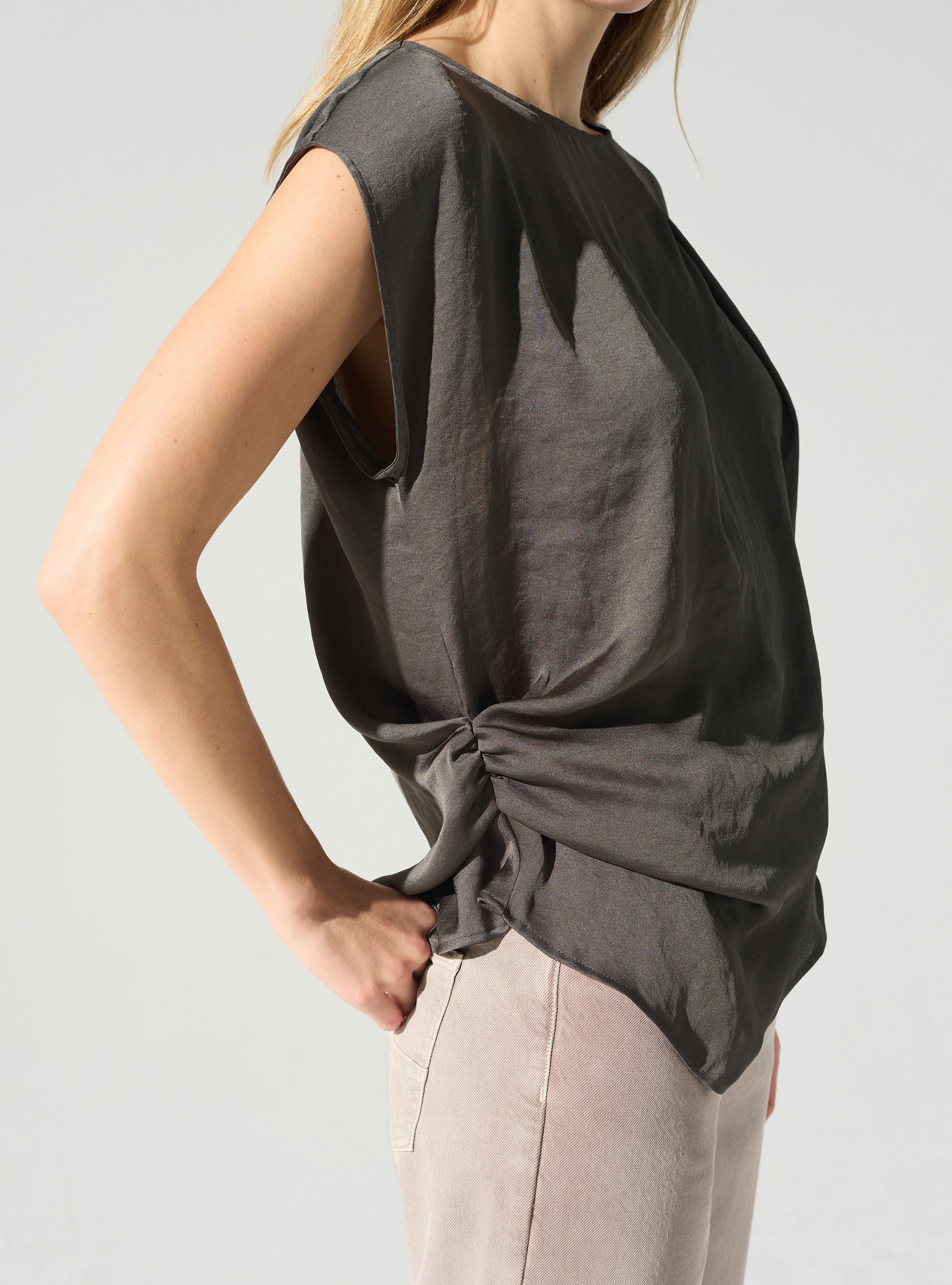 Blouse asymétrique encolure bateau Cotélac 