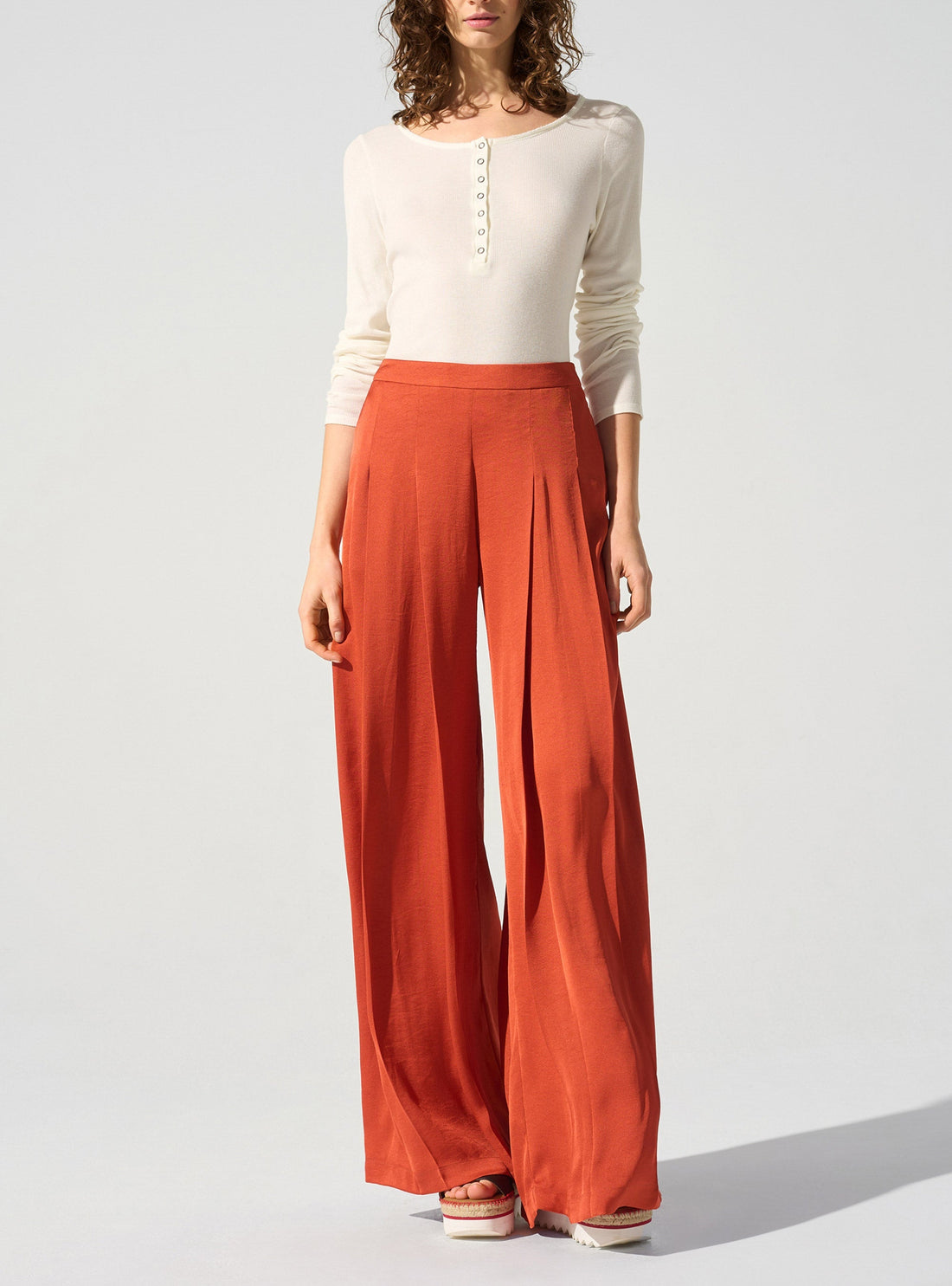 Pantalon large fluide Cotélac 
