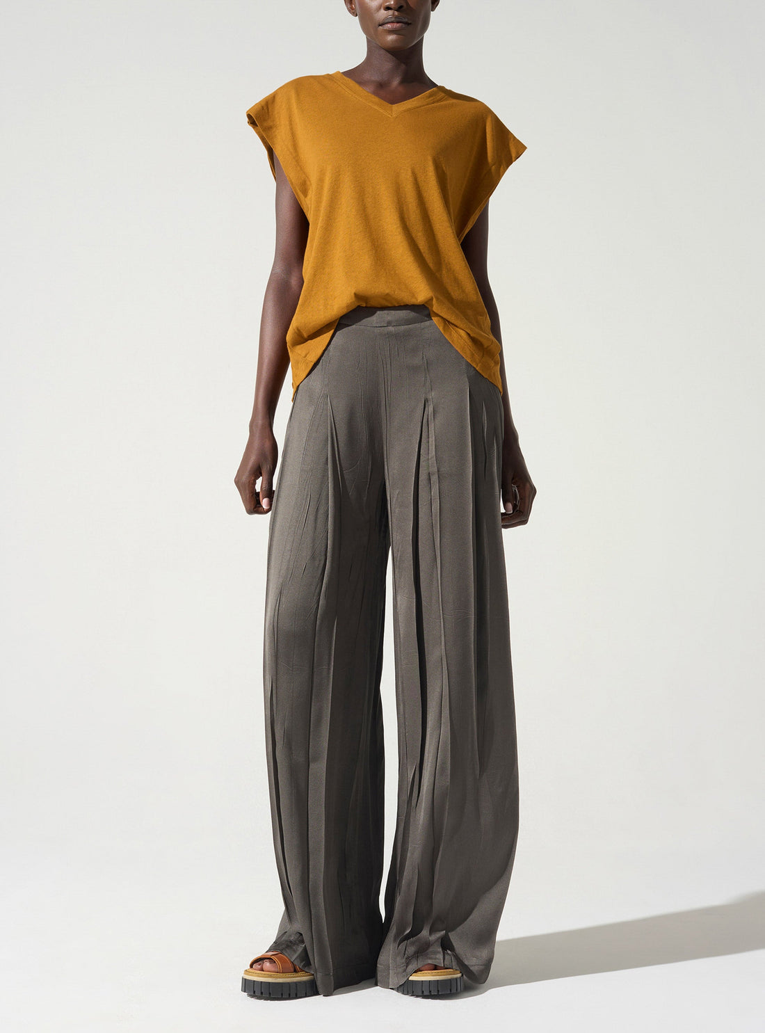 Pantalon large fluide Cotélac 