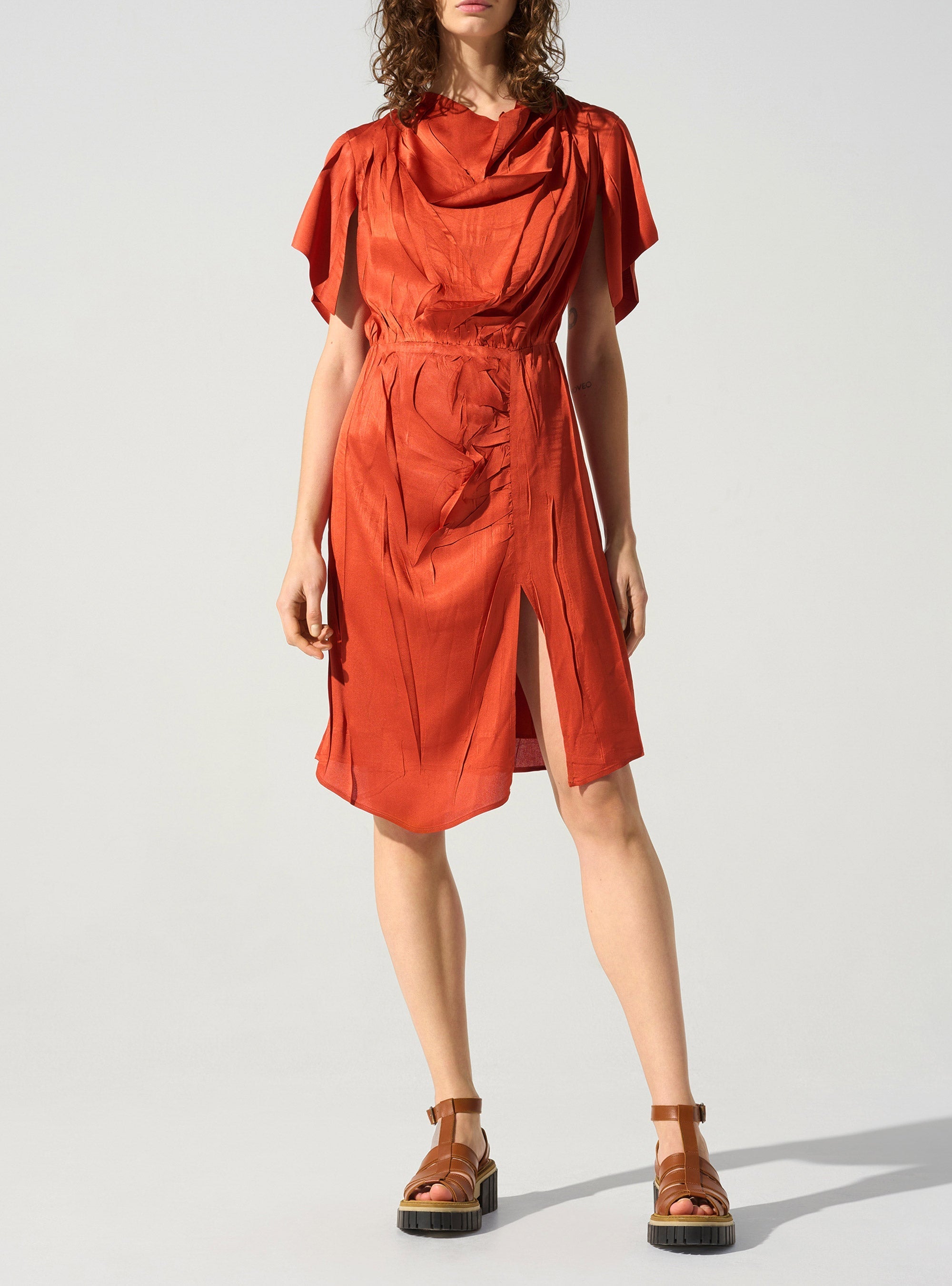Robe manches fendues Cotélac 