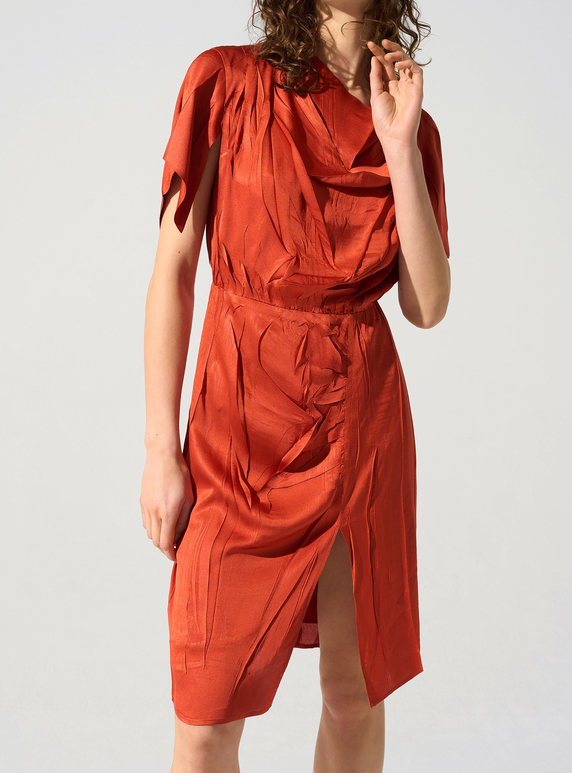 Robe manches fendues Cotélac 