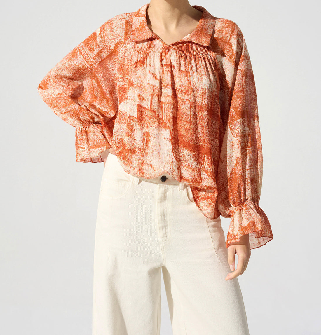 Blouse manches longues