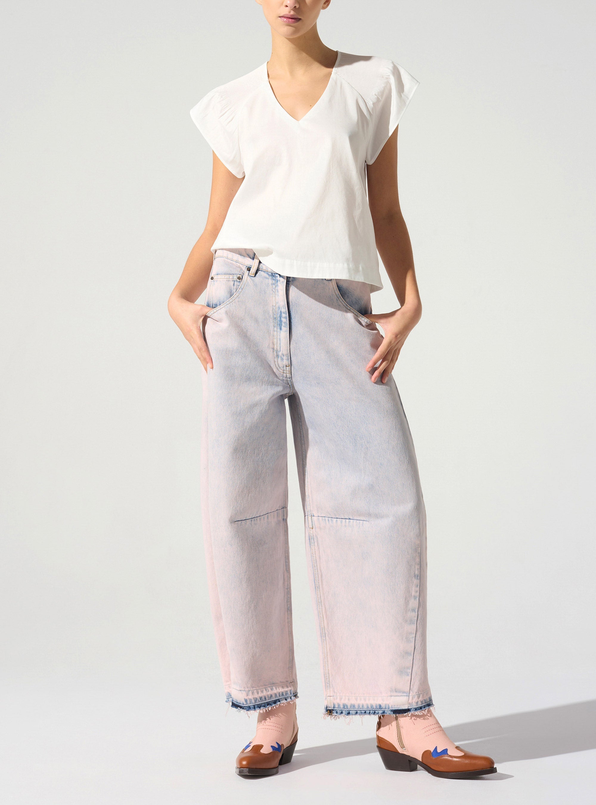 Blouse plissée cristal Cotélac 