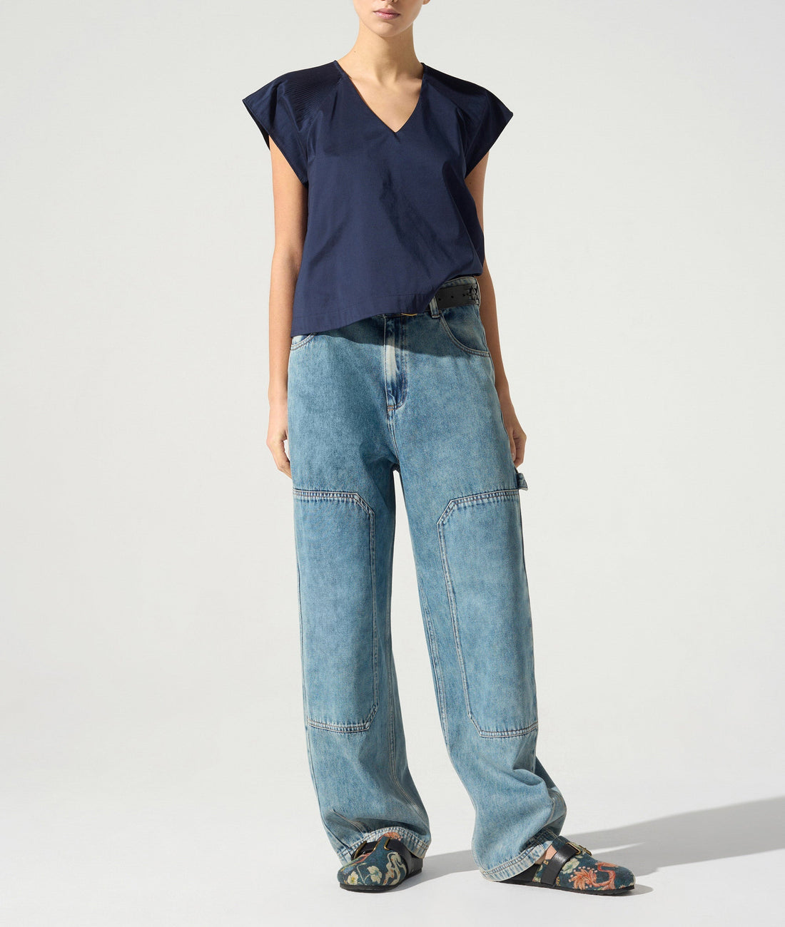 Blouse plissée cristal Cotélac 