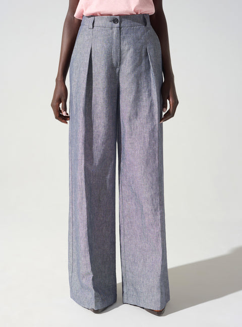 Pantalon large