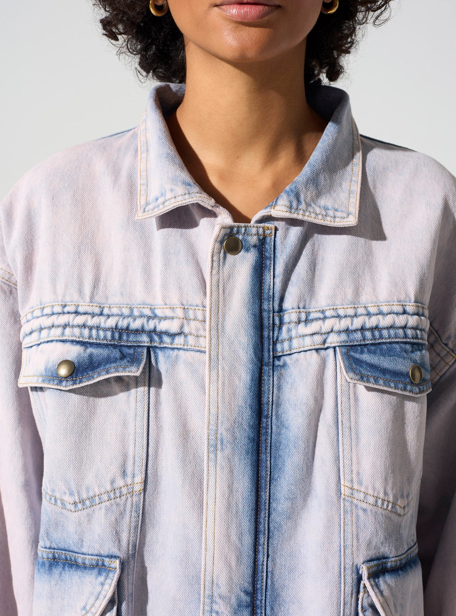 Blouson jean oversive Cotélac 