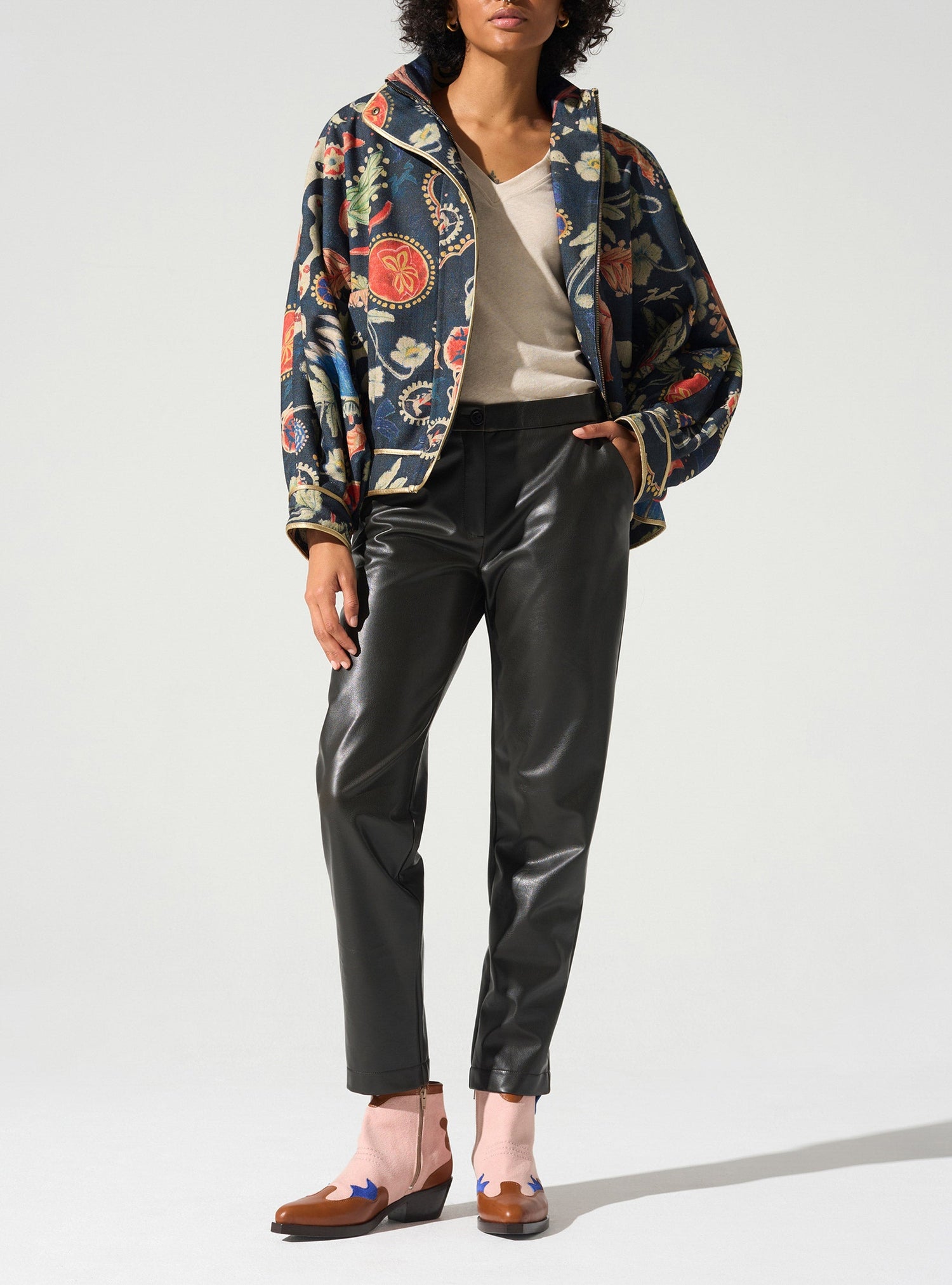 Blouson oversize col montant Cotélac 