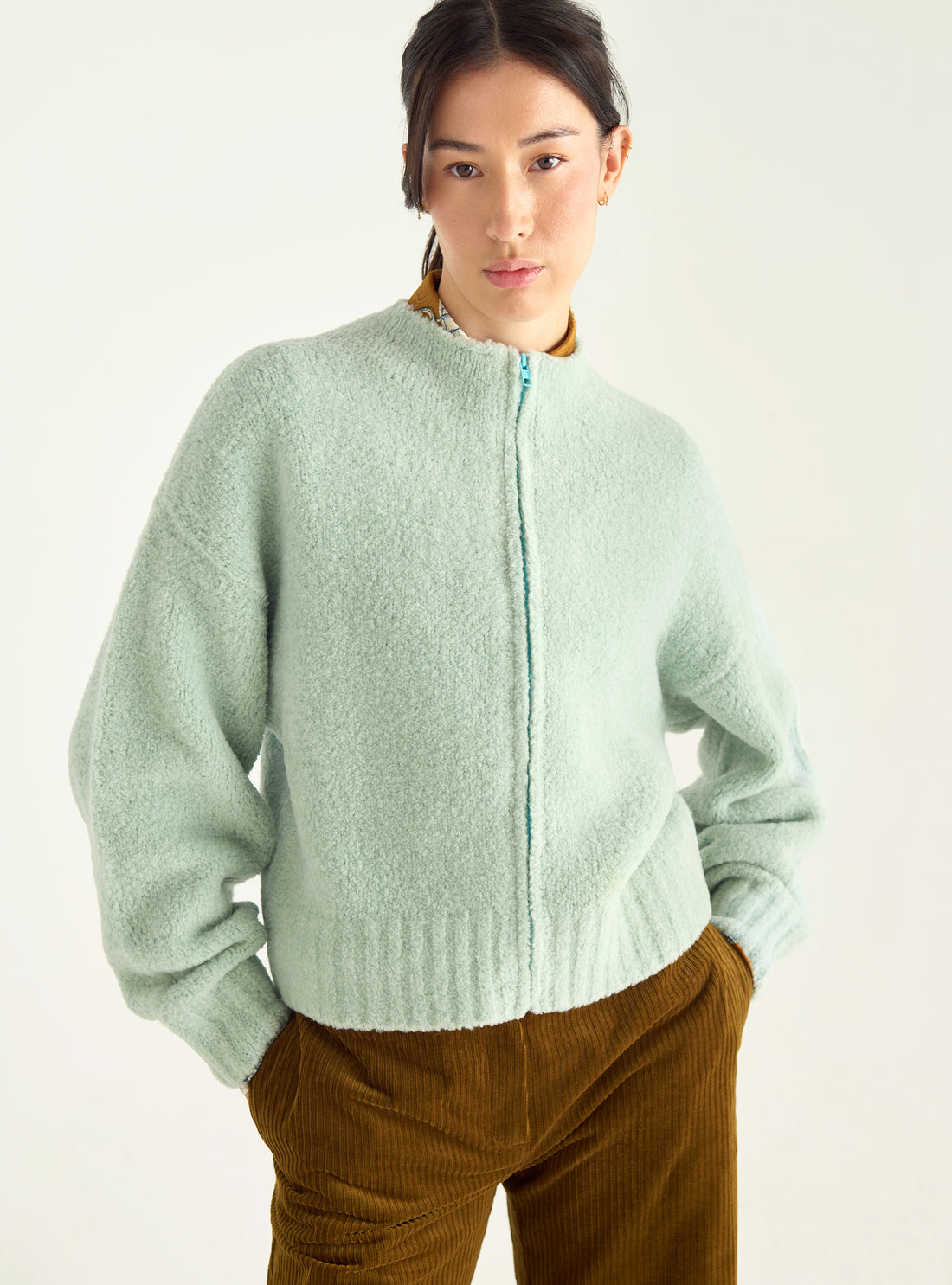 Zipped cardigan