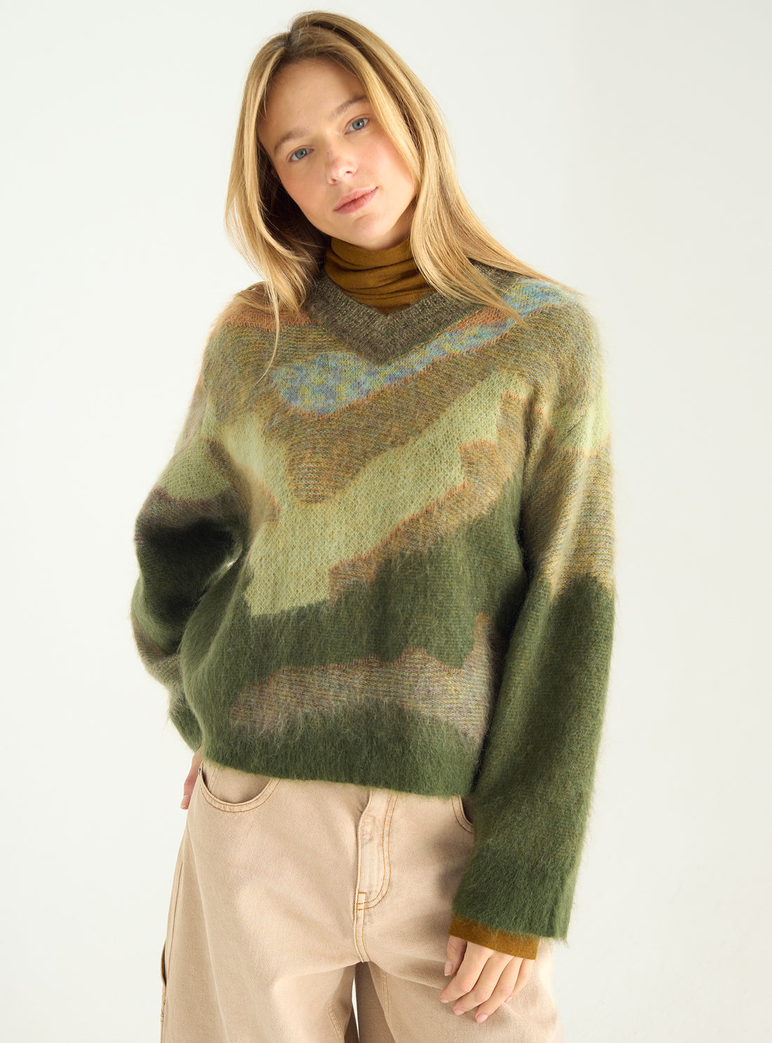 Exclusive jacquard sweater