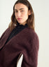 Langer Cardigan aus gebürstetem Mohair