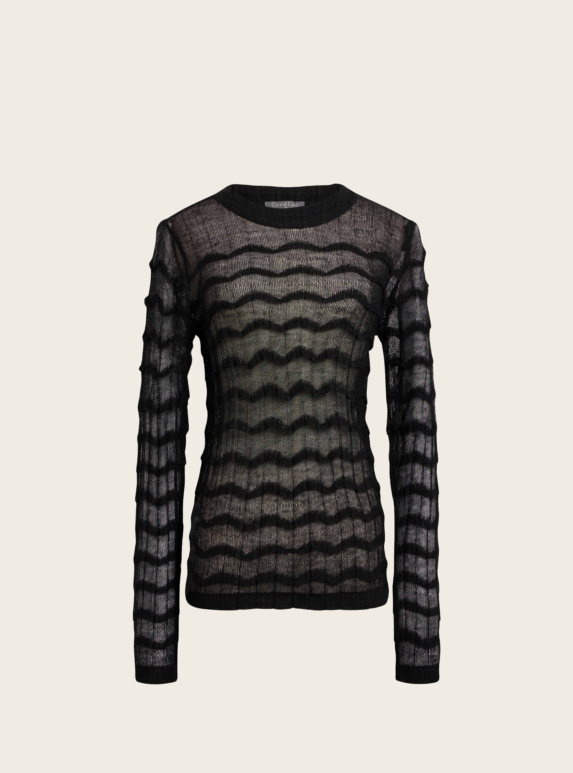 Pull en maille dentelle Cotélac 
