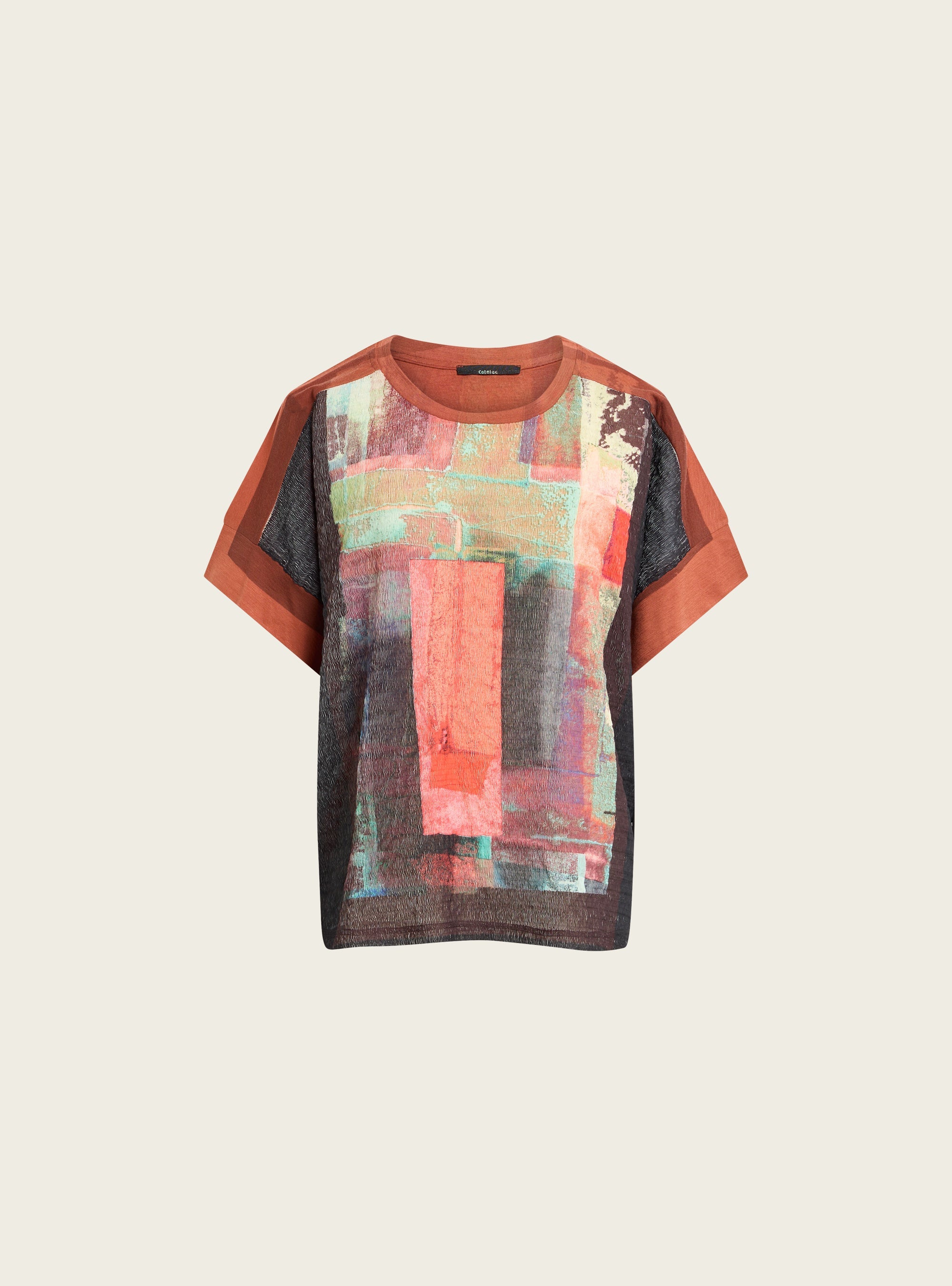 T-shirt bi-matière sublimé Cotélac 