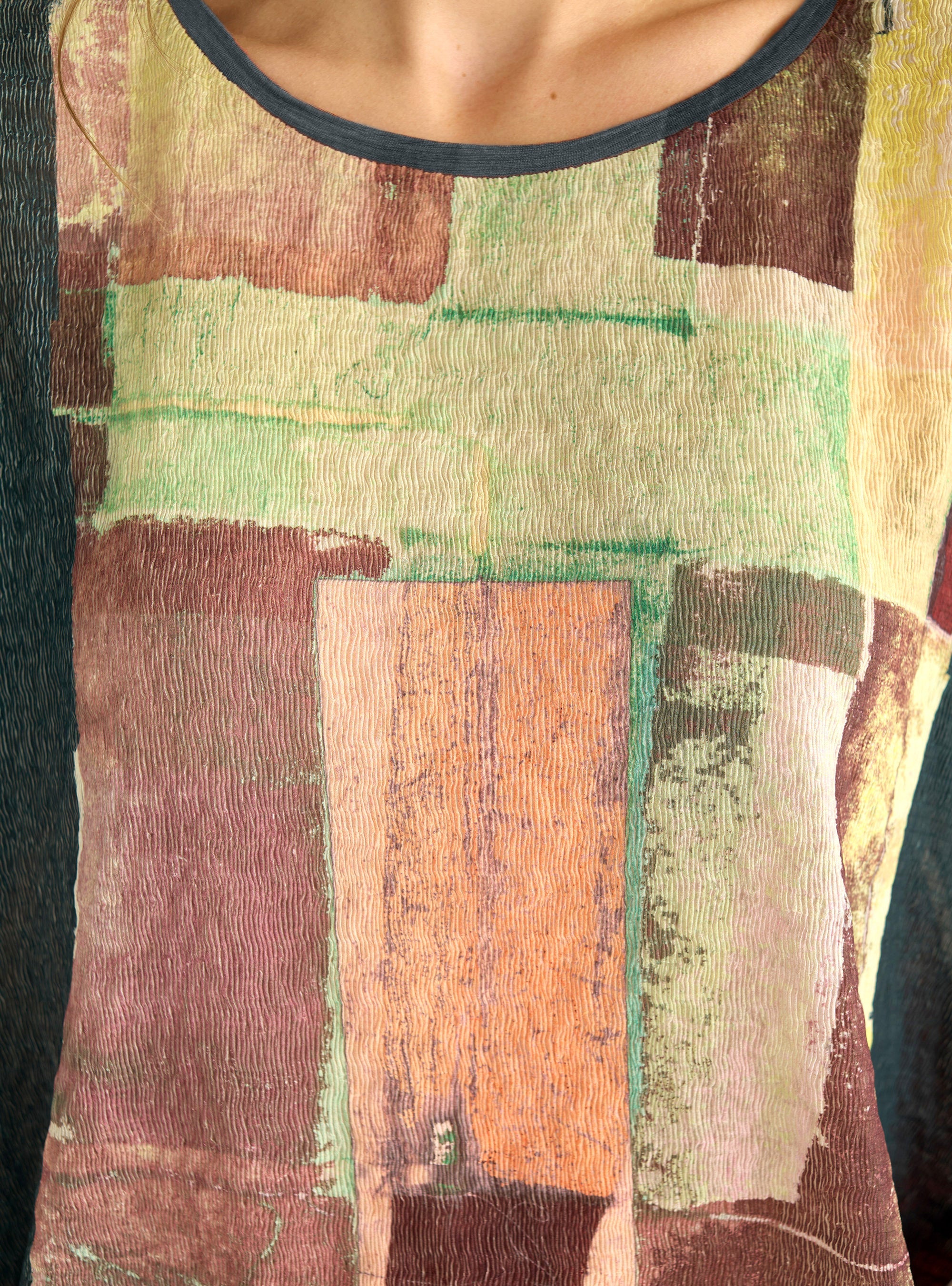 Sublimated two-material T-shirt