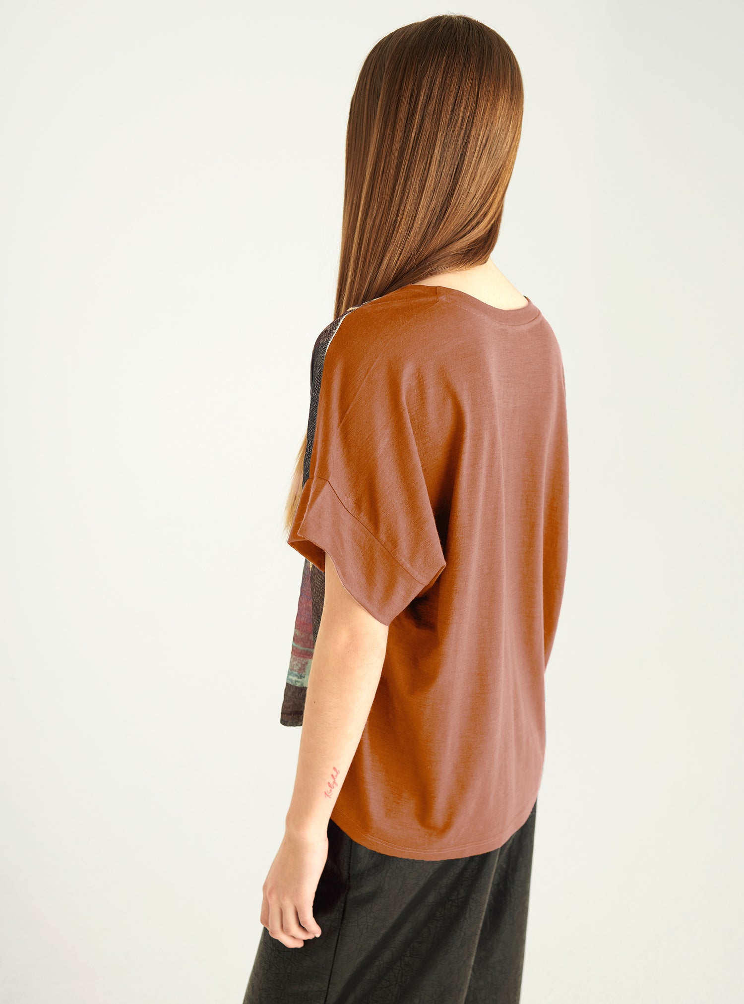T-shirt bi-matière sublimé