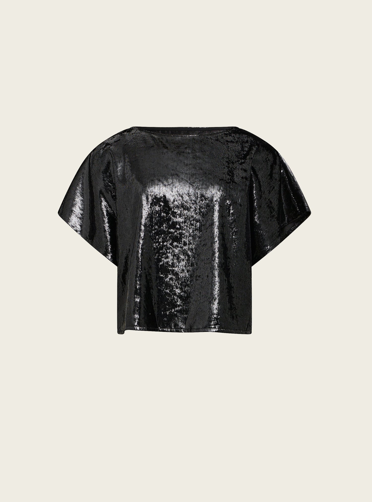 Blouse trapèze en velours fluide Cotélac 