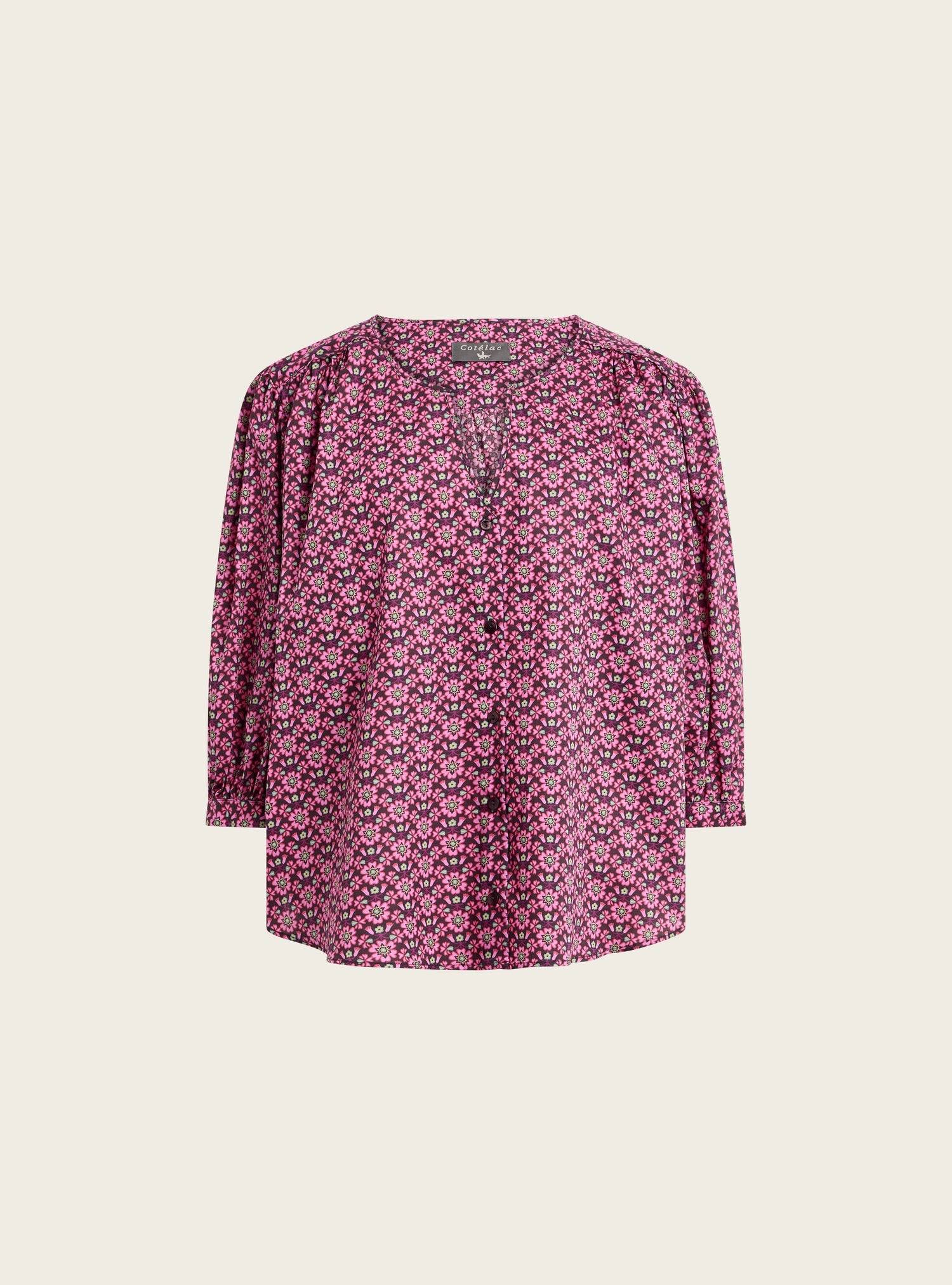 Chemise à manches ballon Cotélac 