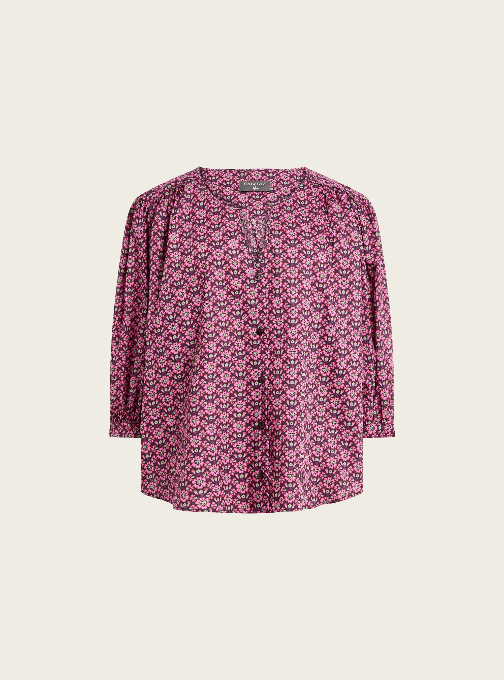 Chemise à manches ballon Cotélac 