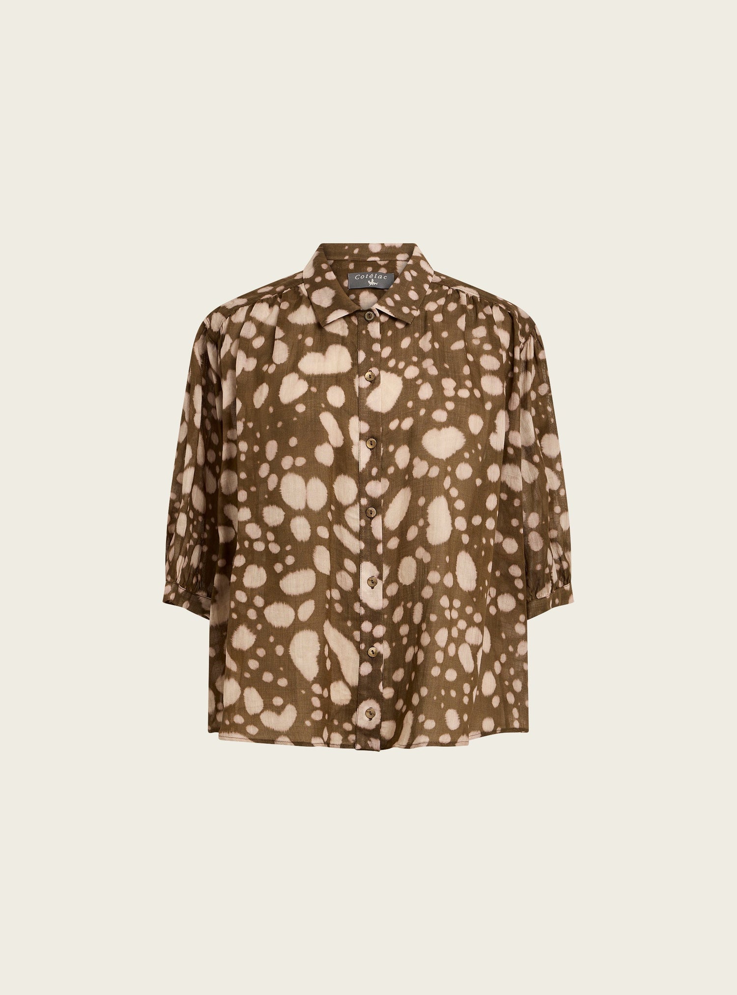 Chemise à manches ballon Cotélac 