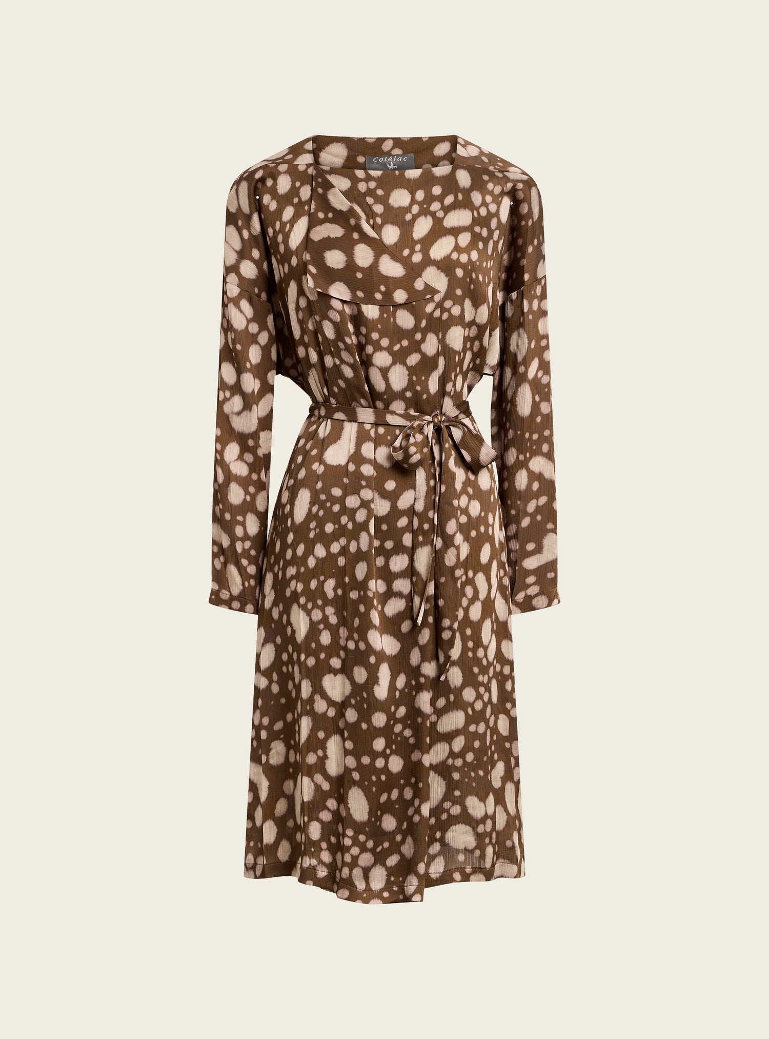 Robe portefeuille ceinturée Cotélac 