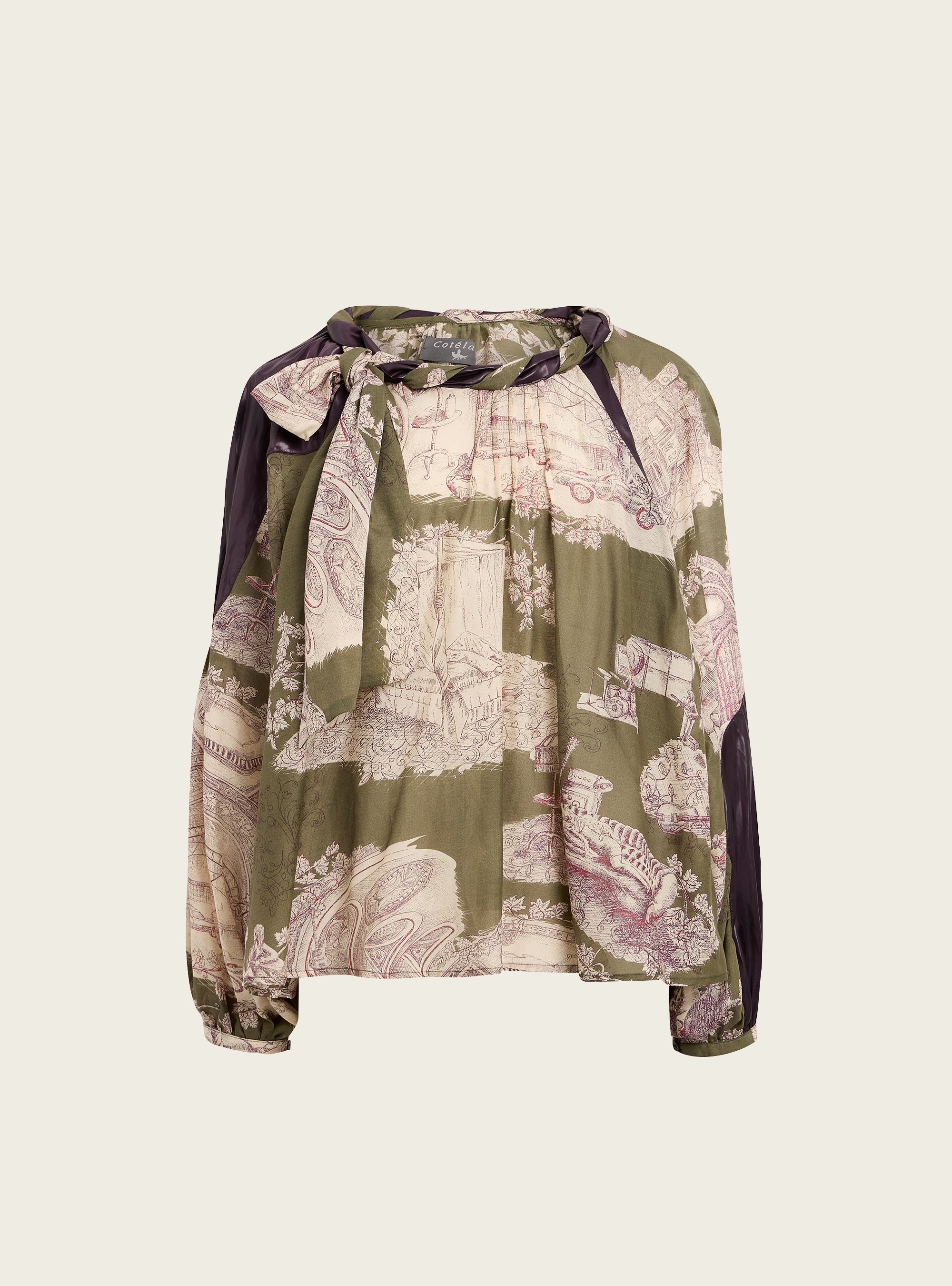 Blouse contrastée Cotélac 