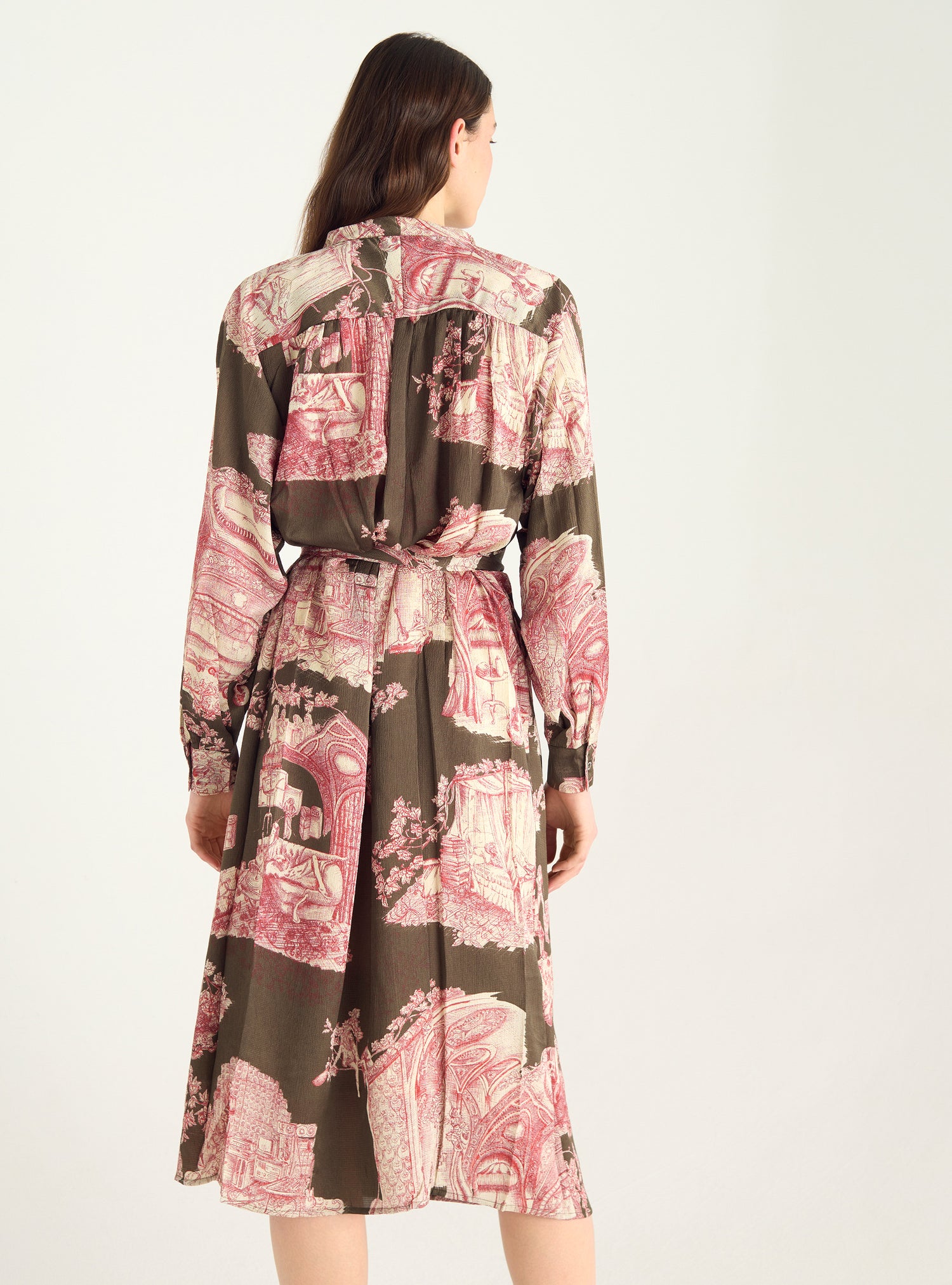 Kleid mit „Heart Strings“-Print