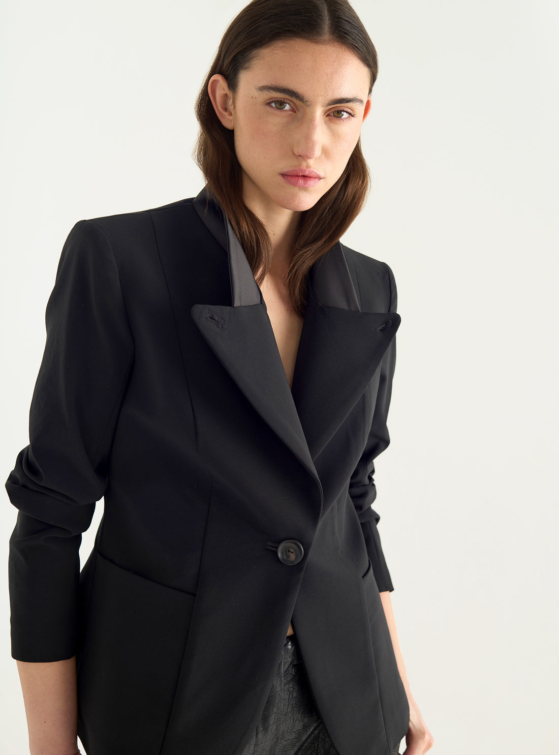 Jacke aus Wolle und Baumwolle