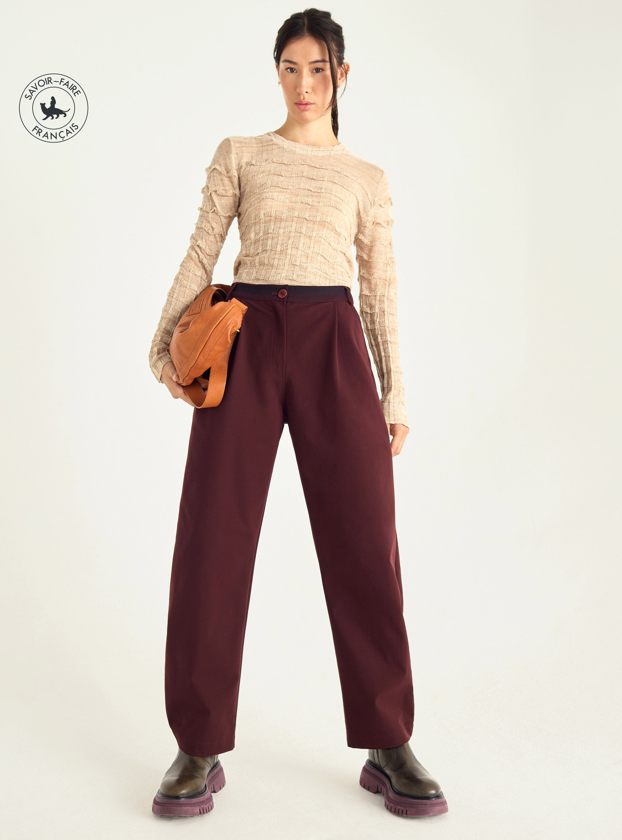 Hose mit Fassschnitt