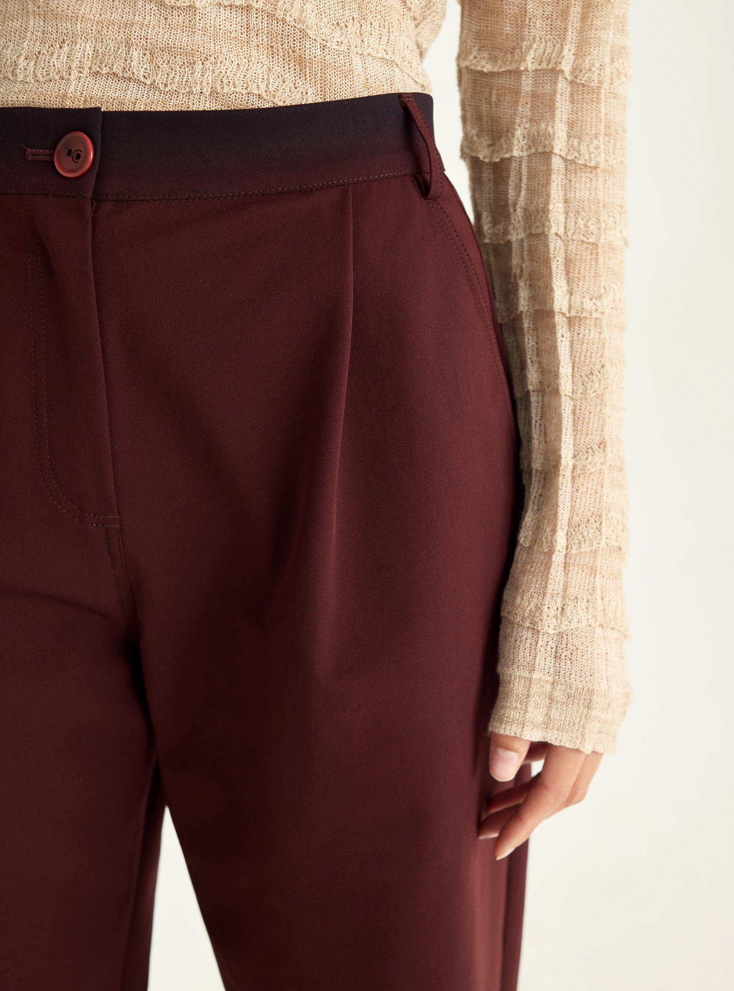 Hose mit Fassschnitt