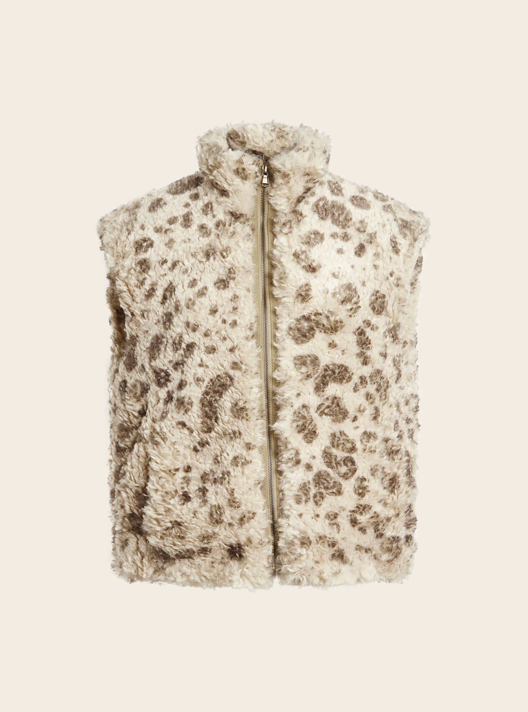 Gilet sans manches en fausse fourrure Cotélac 