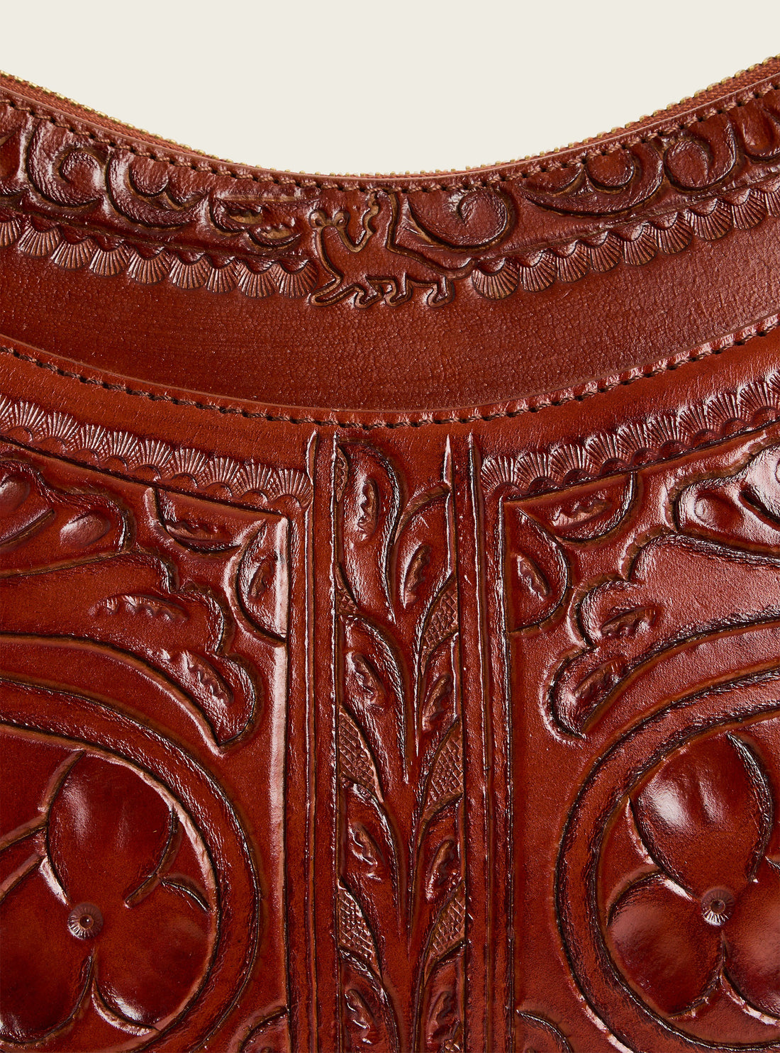 Mini buffalo leather bag