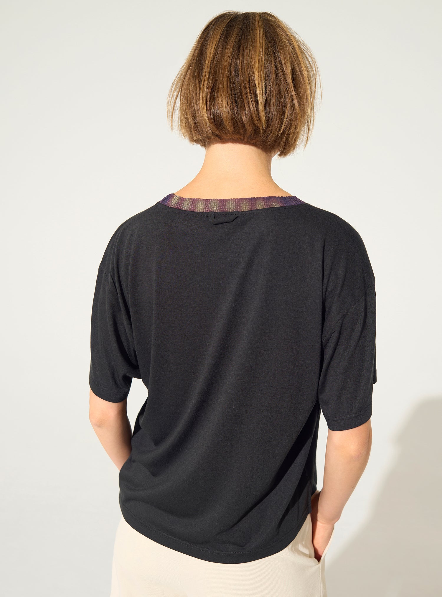 Purple bubble and sublimated T-shirt