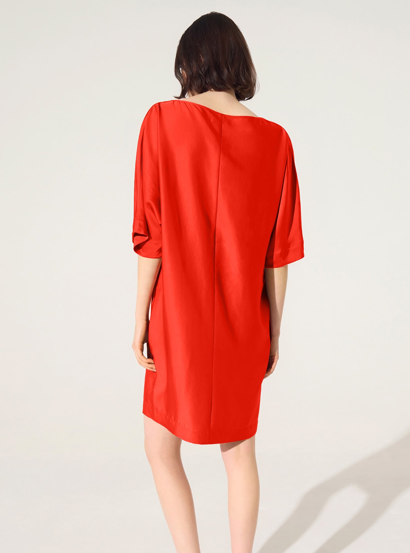 Robe ample rouge Cotélac 