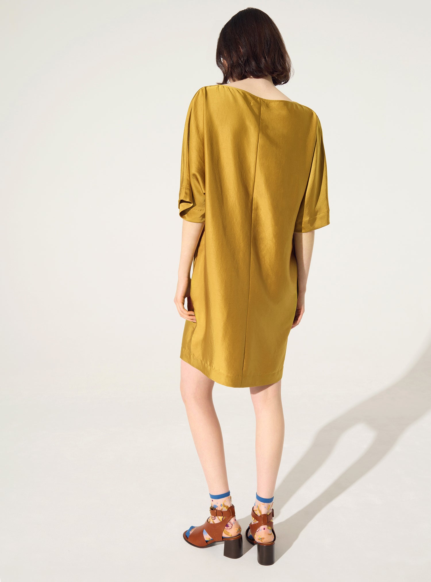 Robe ample jaune