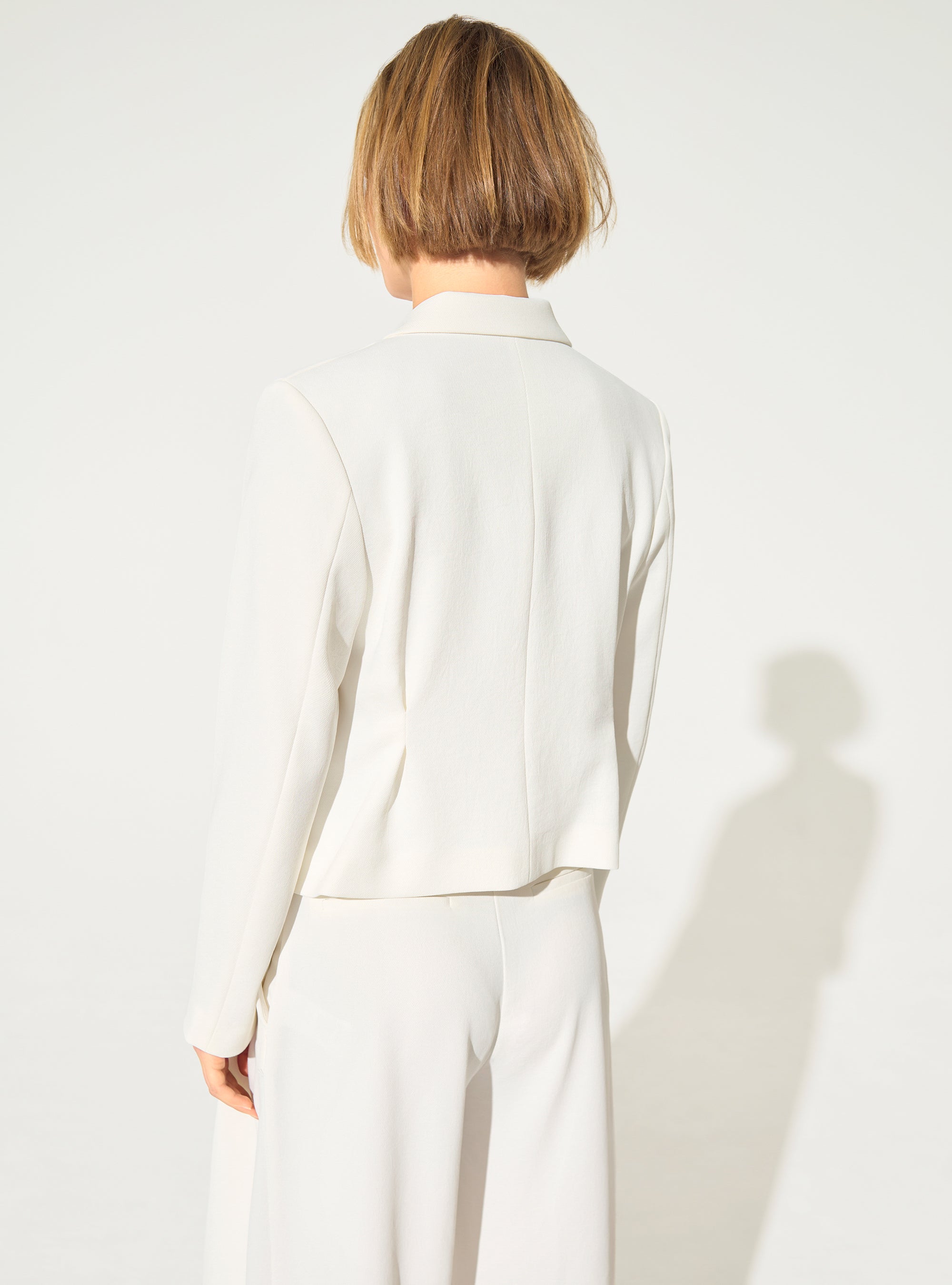 Veste droite blanche