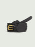 Ceinture en cuir noir