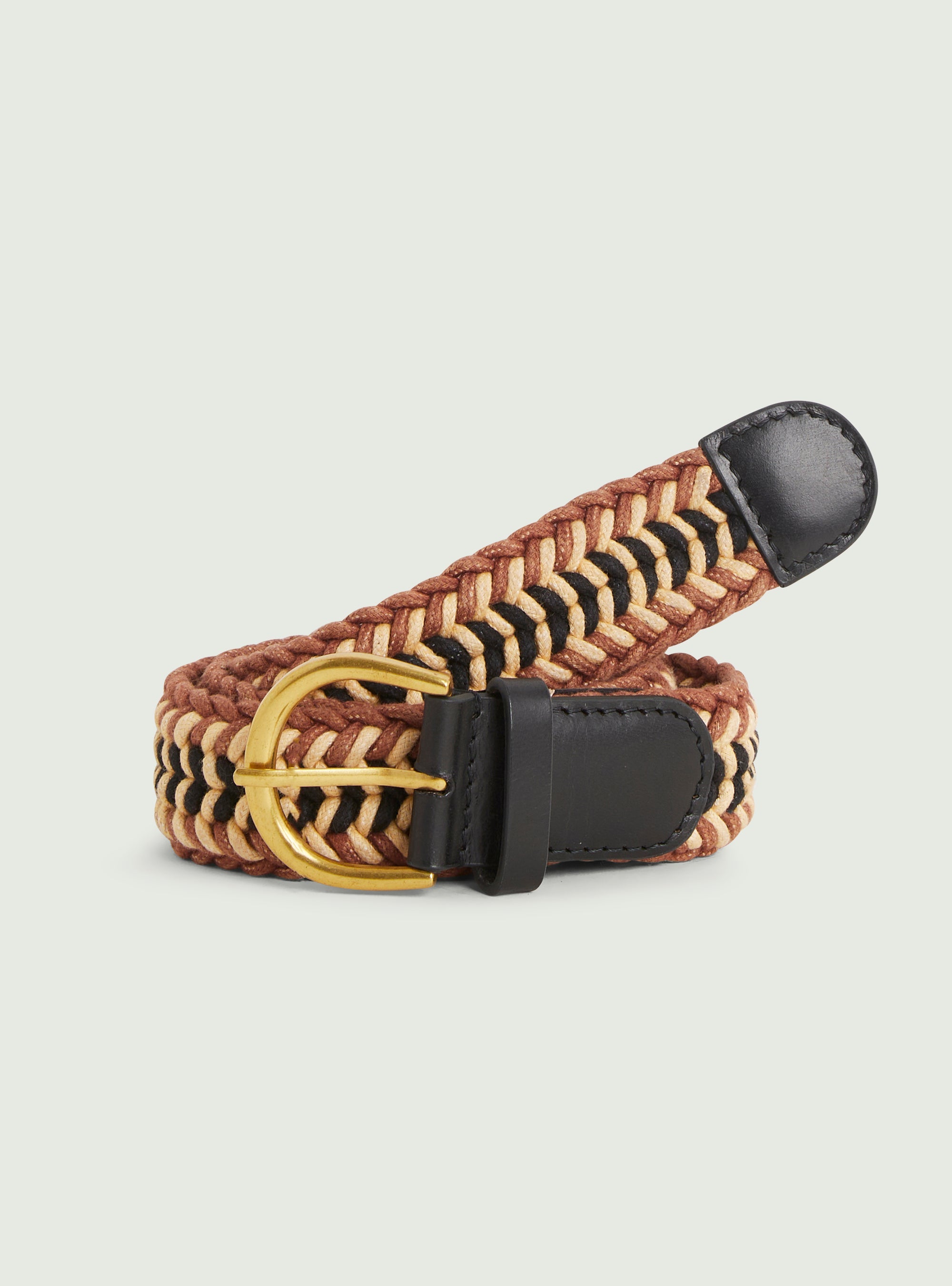 Schwarzer Baumwollgürtel