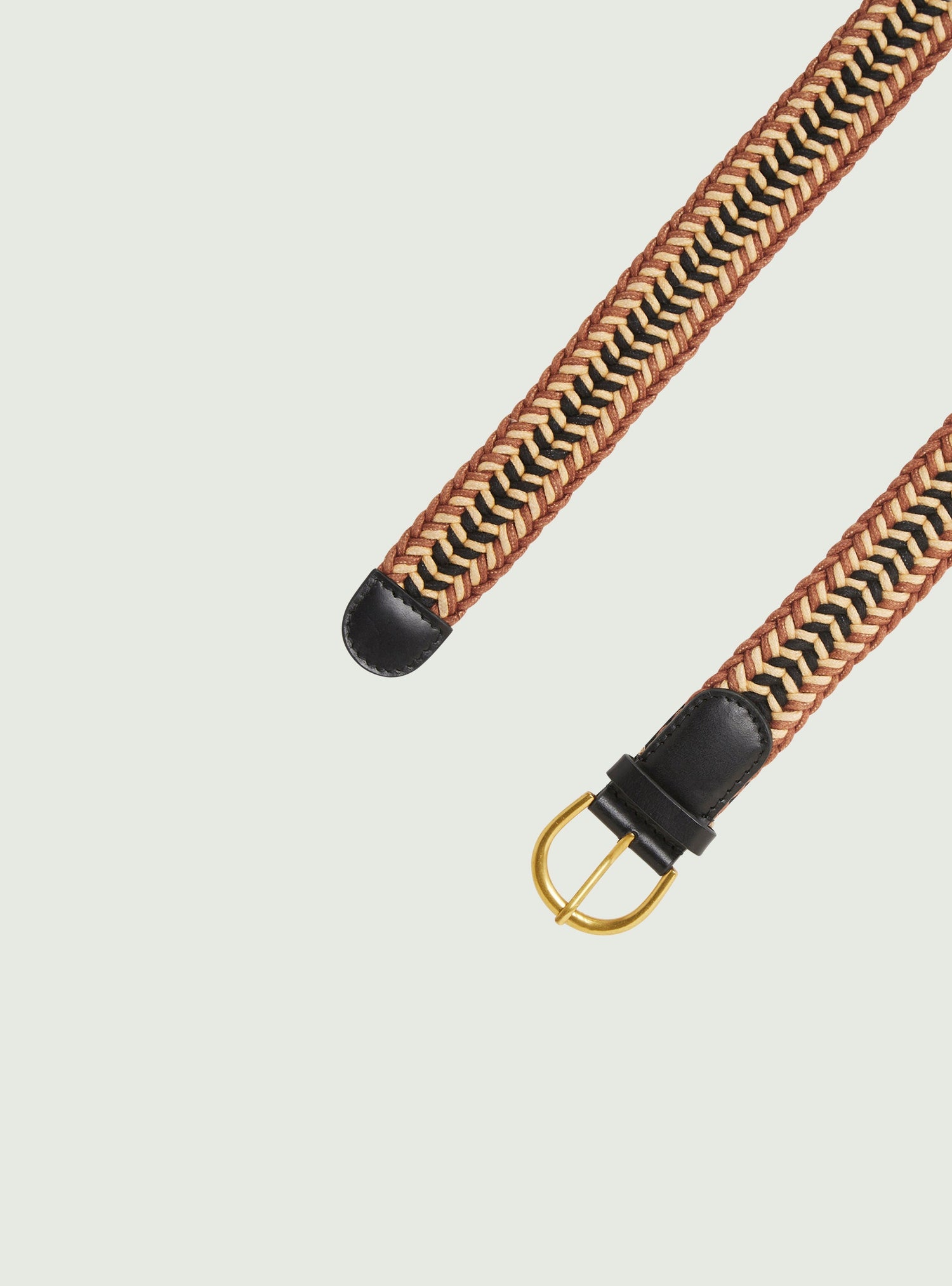 Schwarzer Baumwollgürtel