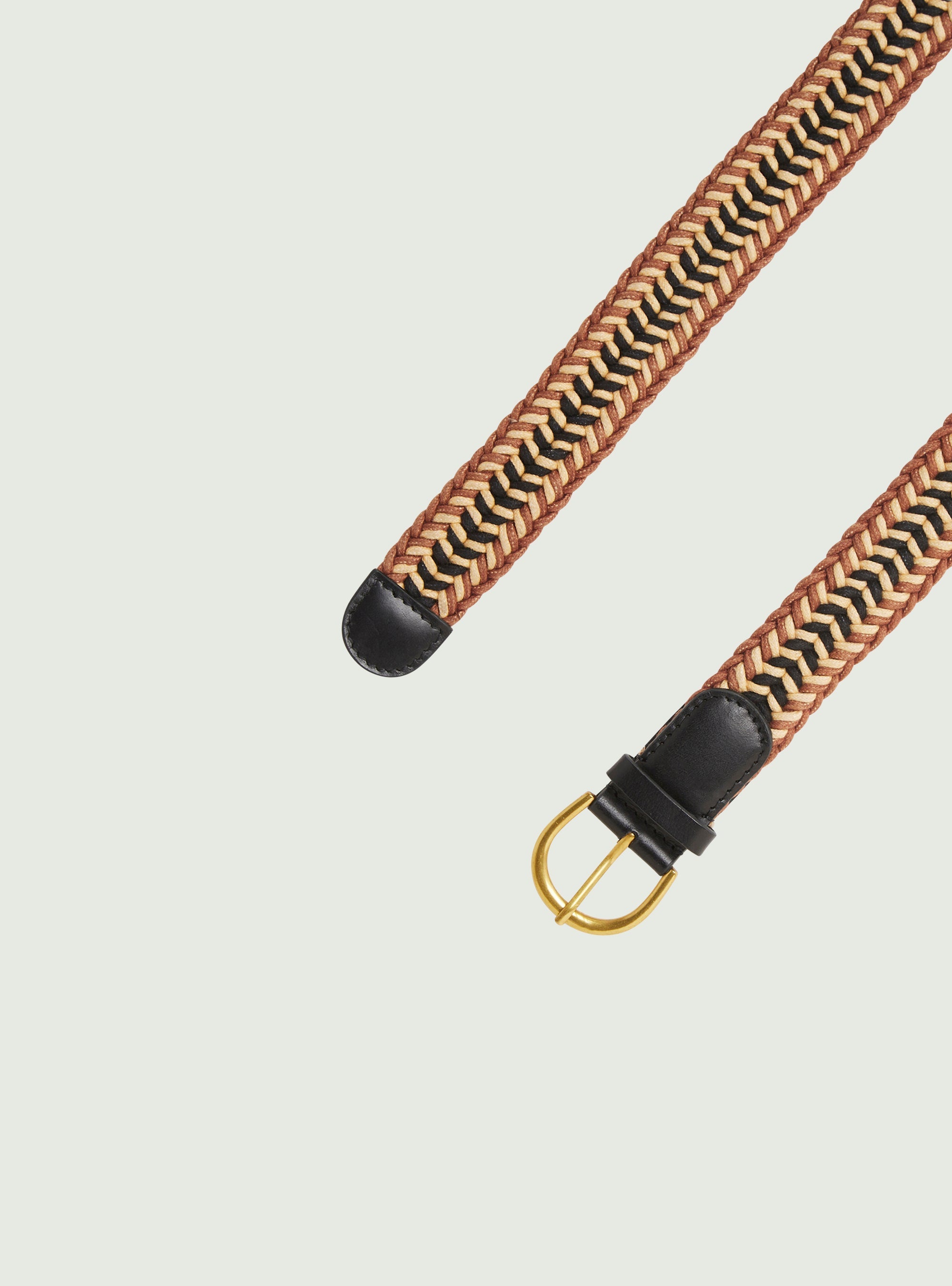 Schwarzer Baumwollgürtel