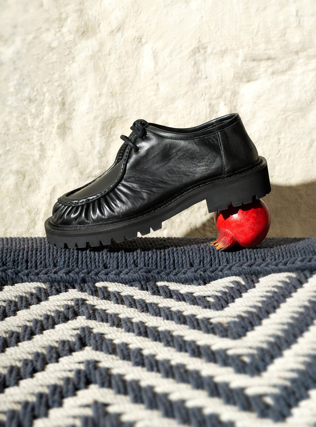 Derbies en cuir noir Cotélac 