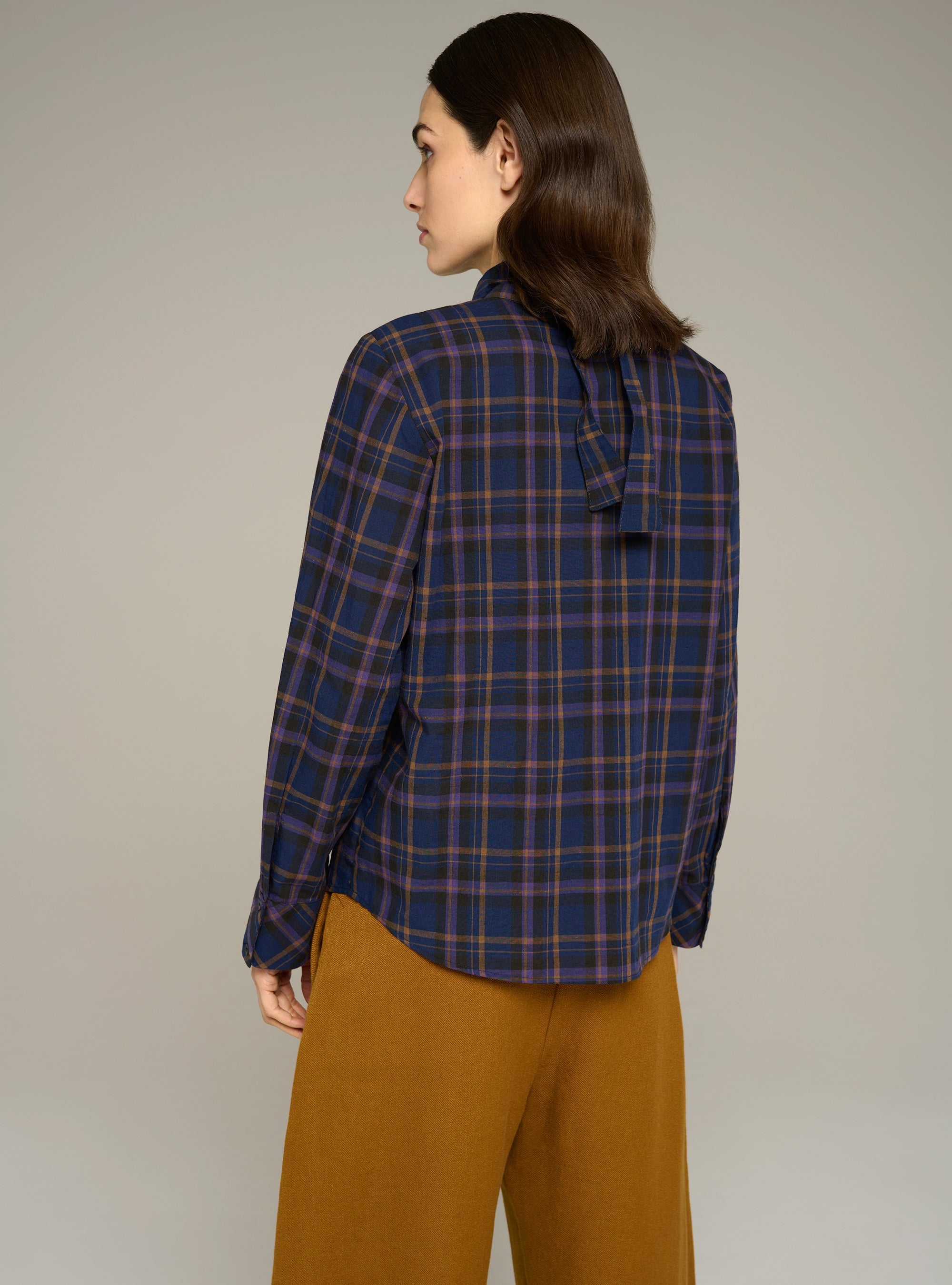 Cotélac chemise jabot manches longues